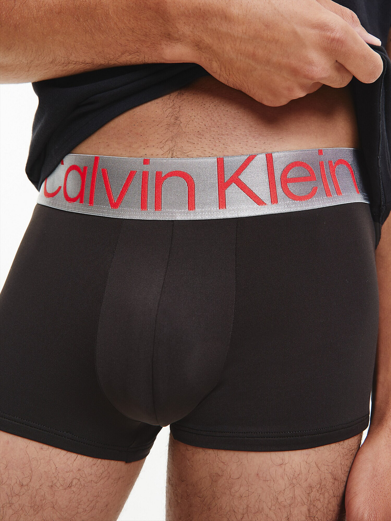 Calvin Klein Underwear Boxeri gri / mov prună / roșu / negru - Pled.ro