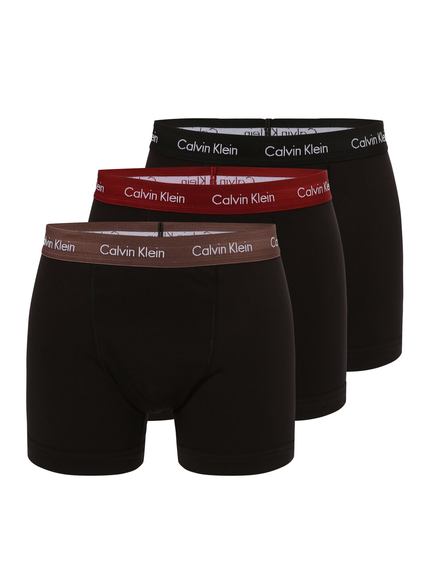 Calvin Klein Underwear Boxeri maro / roșu vin / negru / alb - Pled.ro