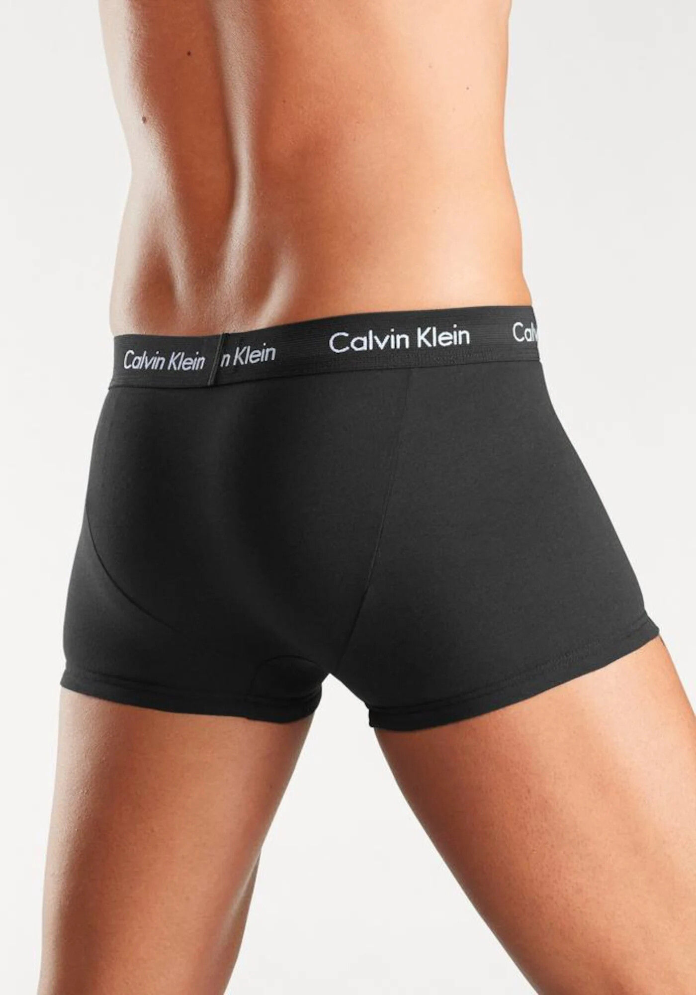 Calvin Klein Underwear Boxeri negru / alb - Pled.ro