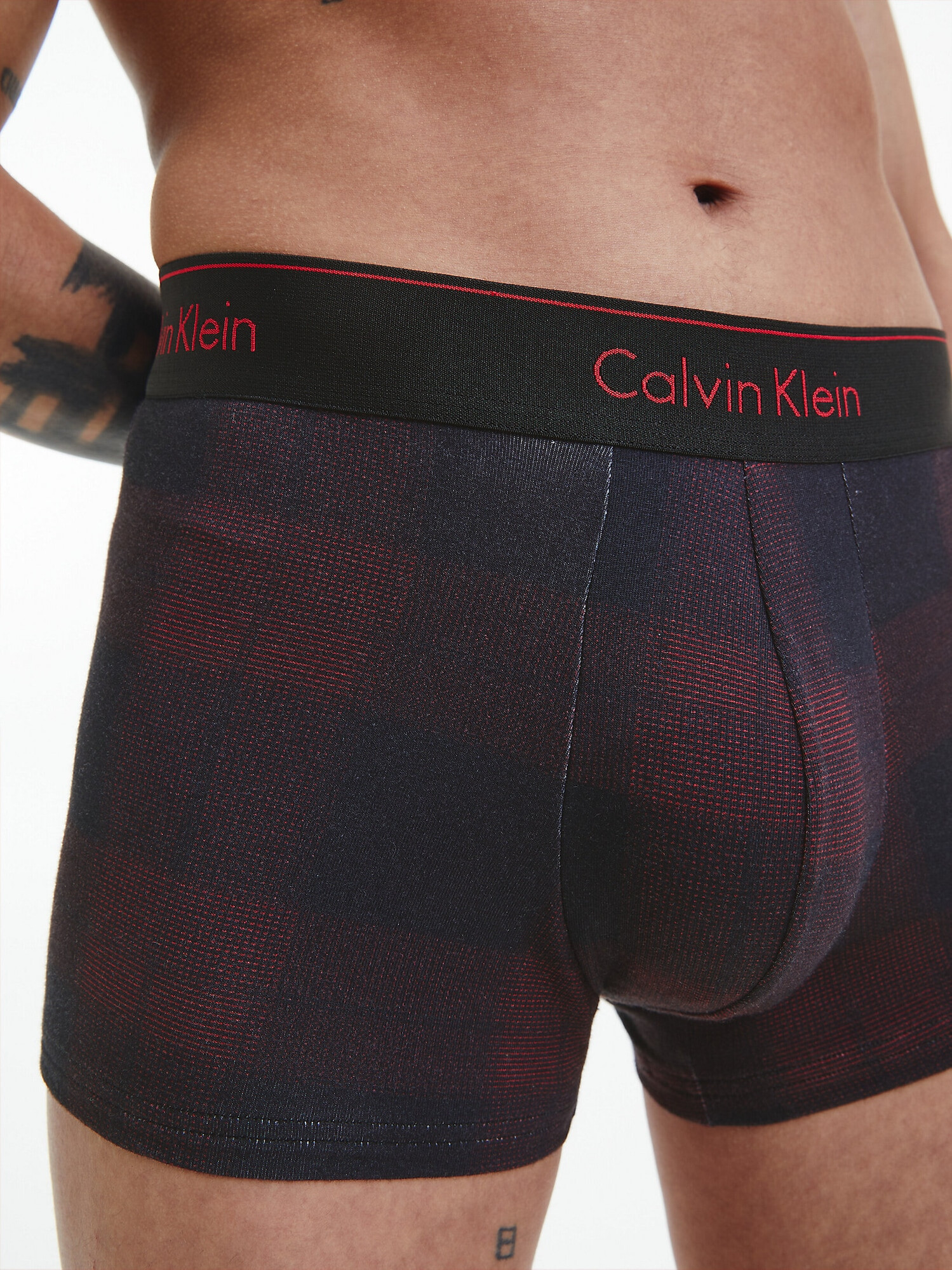 Calvin Klein Underwear Boxeri roșu / negru - Pled.ro