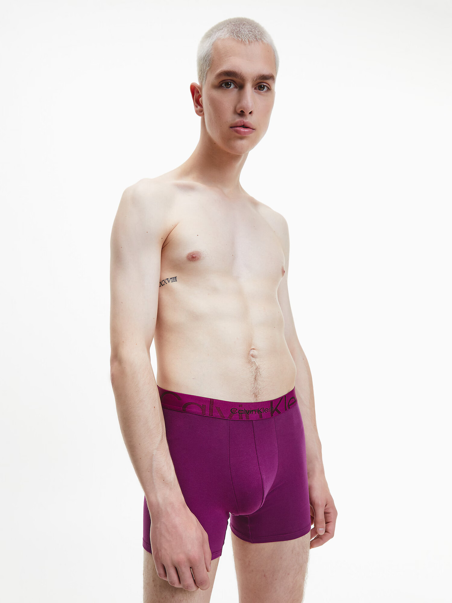 Calvin Klein Underwear Boxeri roșu-violet / negru - Pled.ro