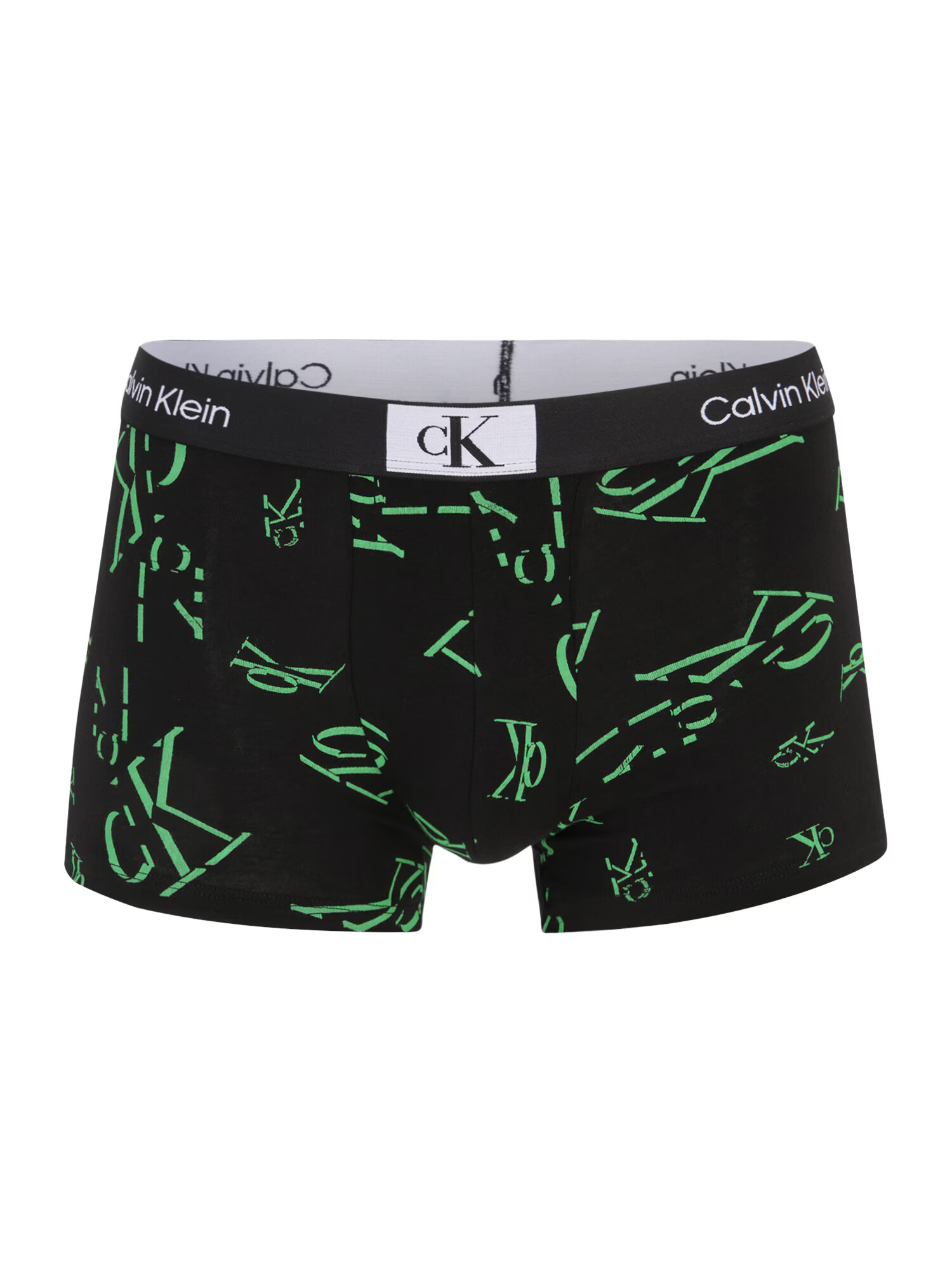 Calvin Klein Underwear Boxeri verde kiwi / negru / alb - Pled.ro