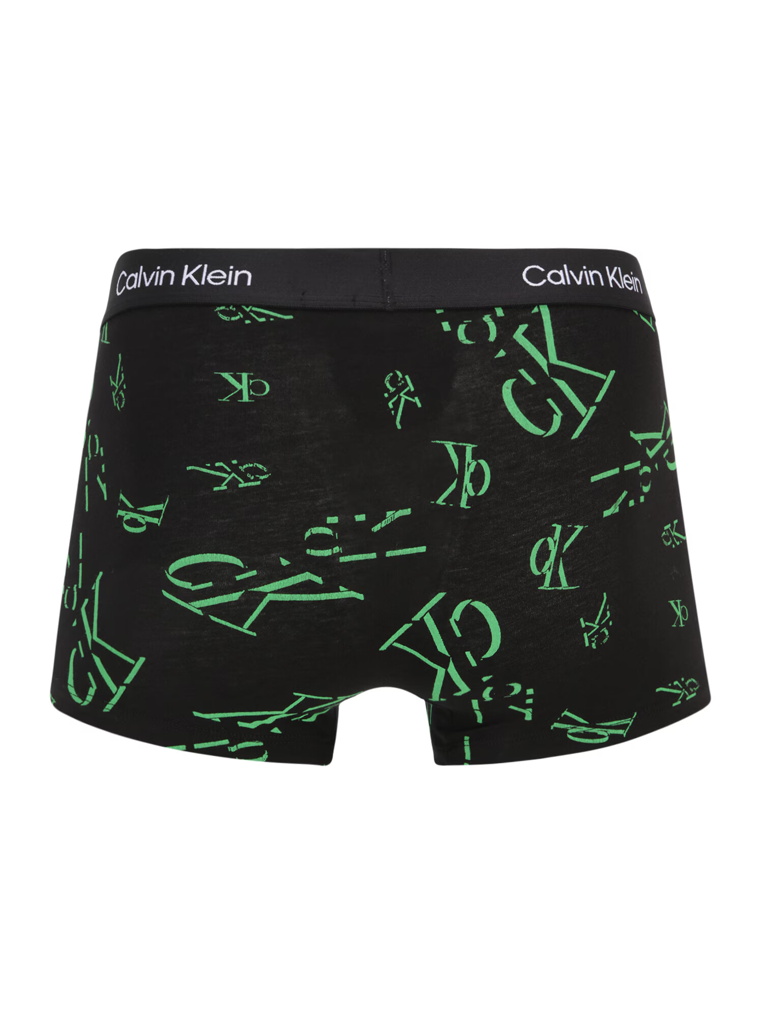 Calvin Klein Underwear Boxeri verde kiwi / negru / alb - Pled.ro