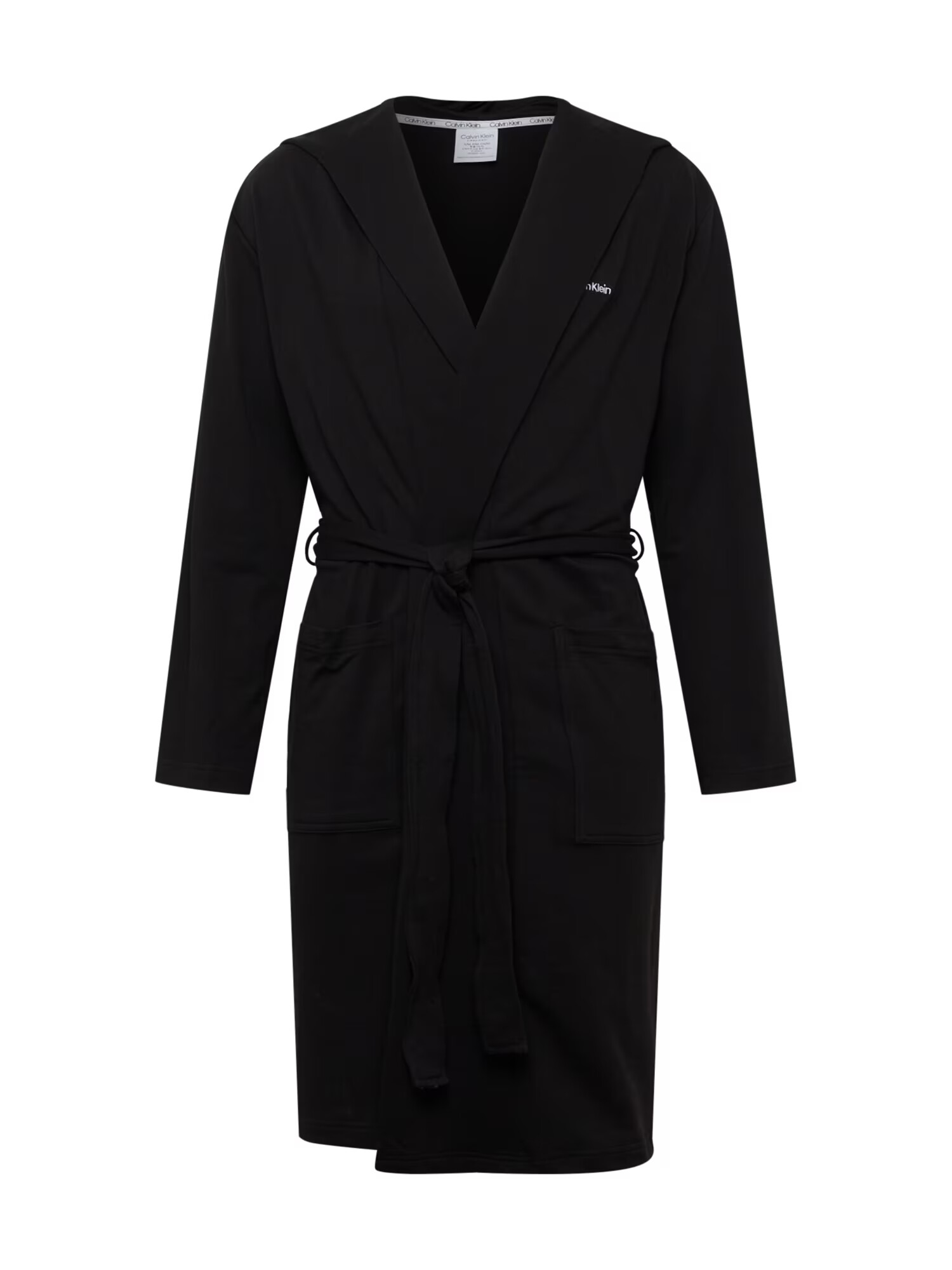 Calvin Klein Underwear Halat de baie lung 'Robe' negru - Pled.ro