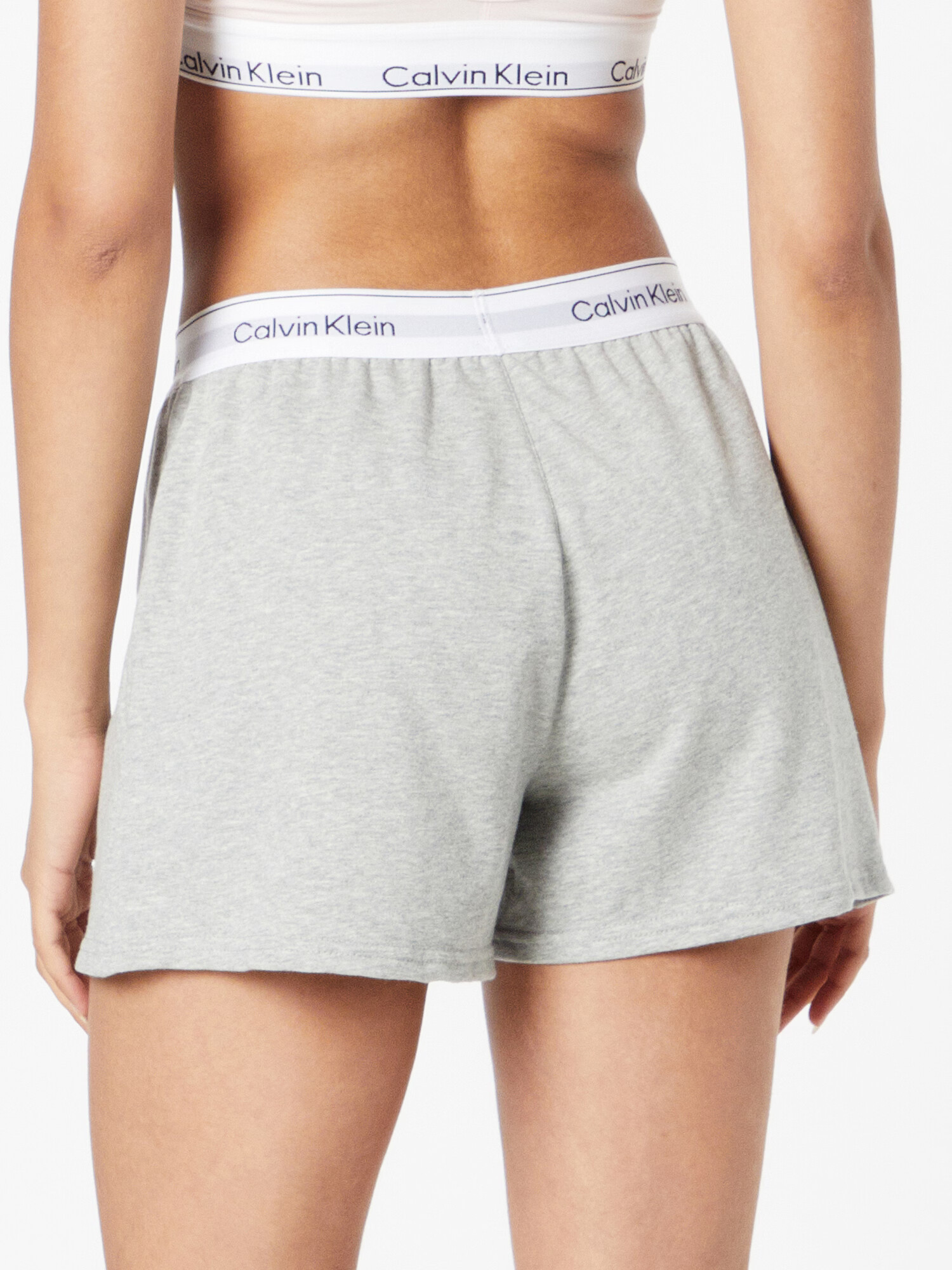 Calvin Klein Underwear Pantaloni de pijama gri amestecat / negru / alb - Pled.ro