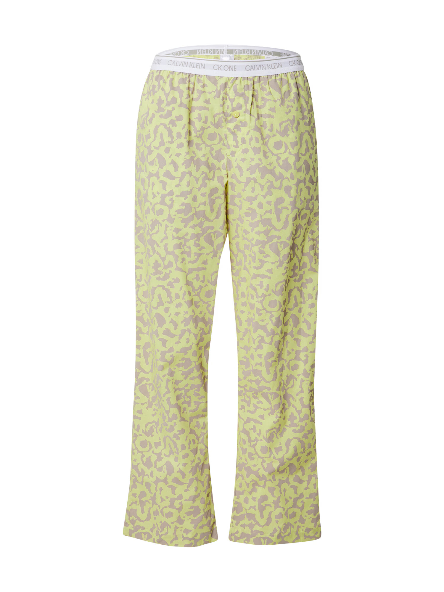 Calvin Klein Underwear Pantaloni de pijama gri / verde pastel / alb - Pled.ro