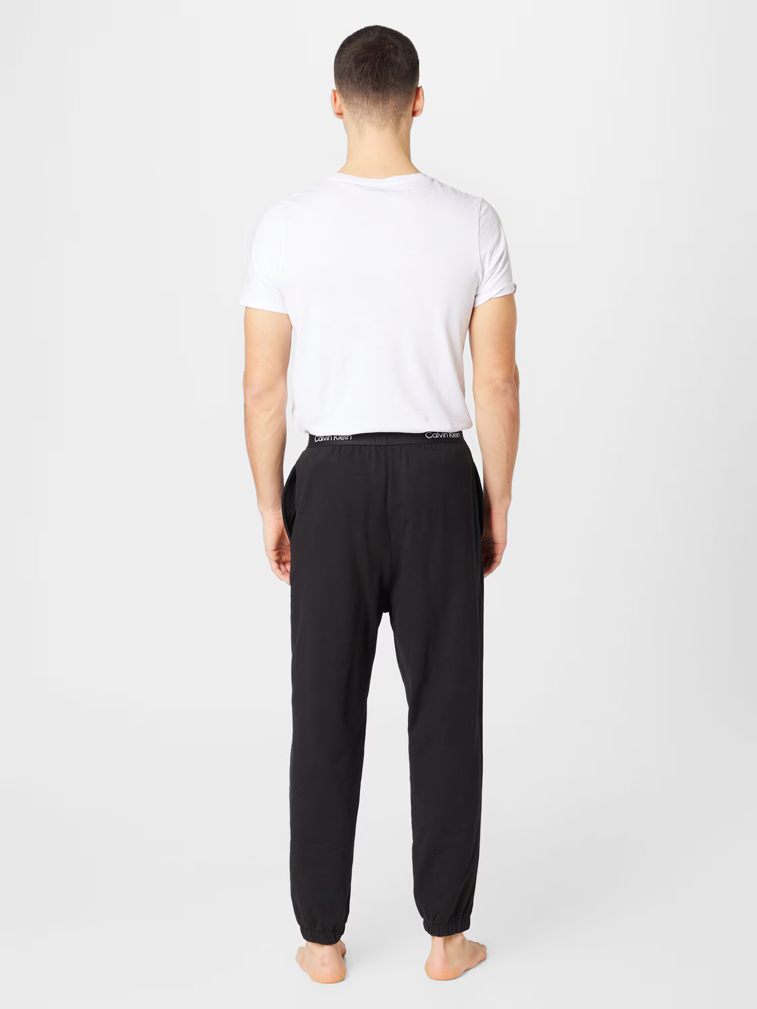 Calvin Klein Underwear Pantaloni de pijama negru / alb - Pled.ro