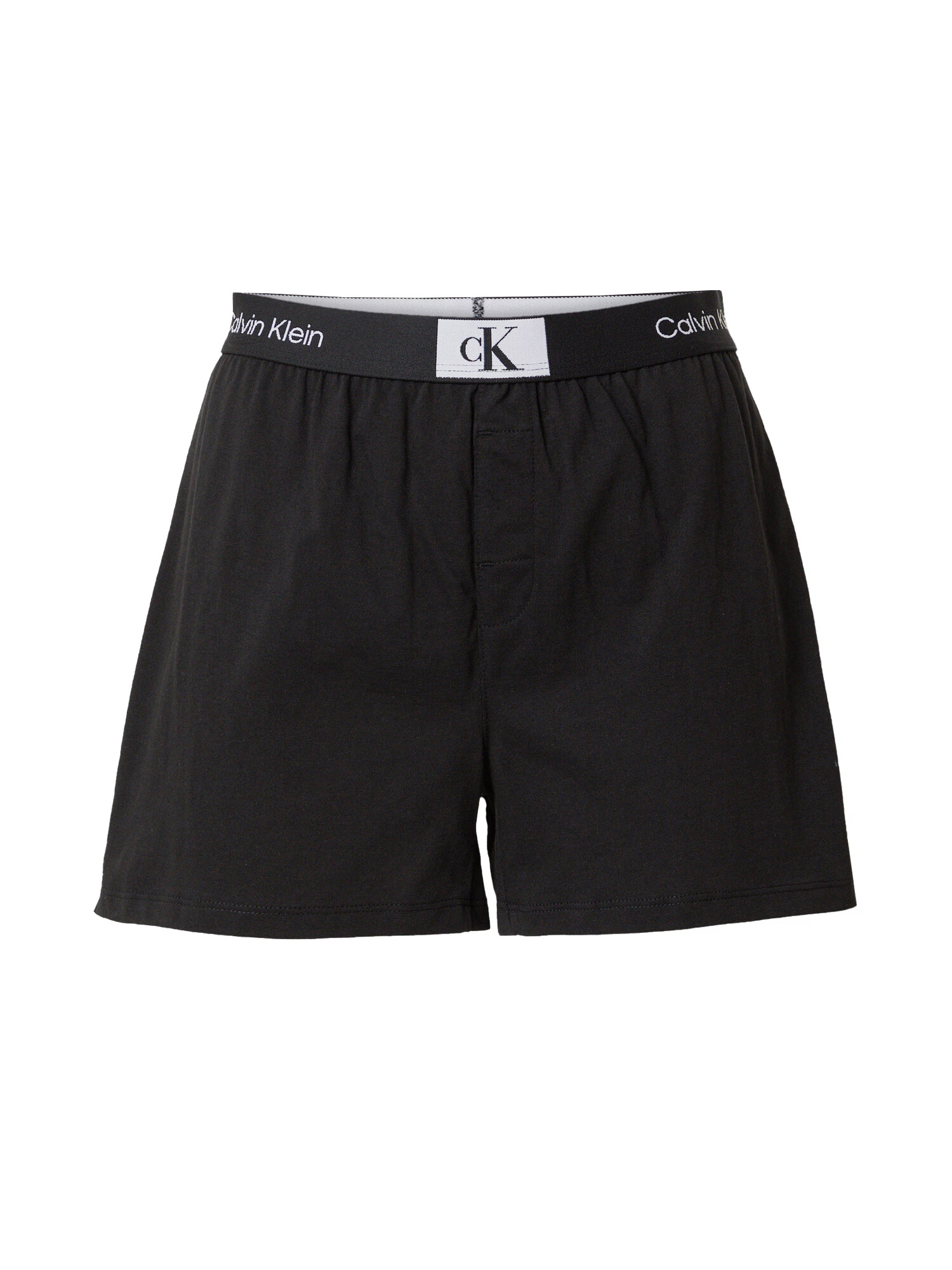 Calvin Klein Underwear Pantaloni de pijama negru / alb murdar - Pled.ro