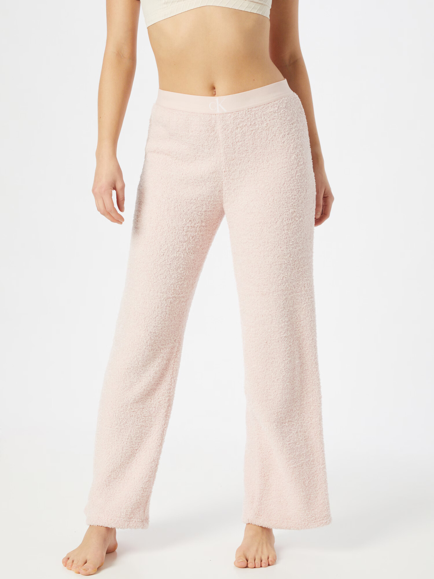 Calvin Klein Underwear Pantaloni de pijama roz pudră - Pled.ro