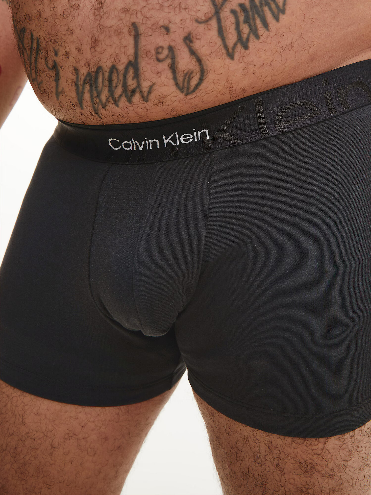 Calvin Klein Underwear Plus Boxeri negru / alb - Pled.ro