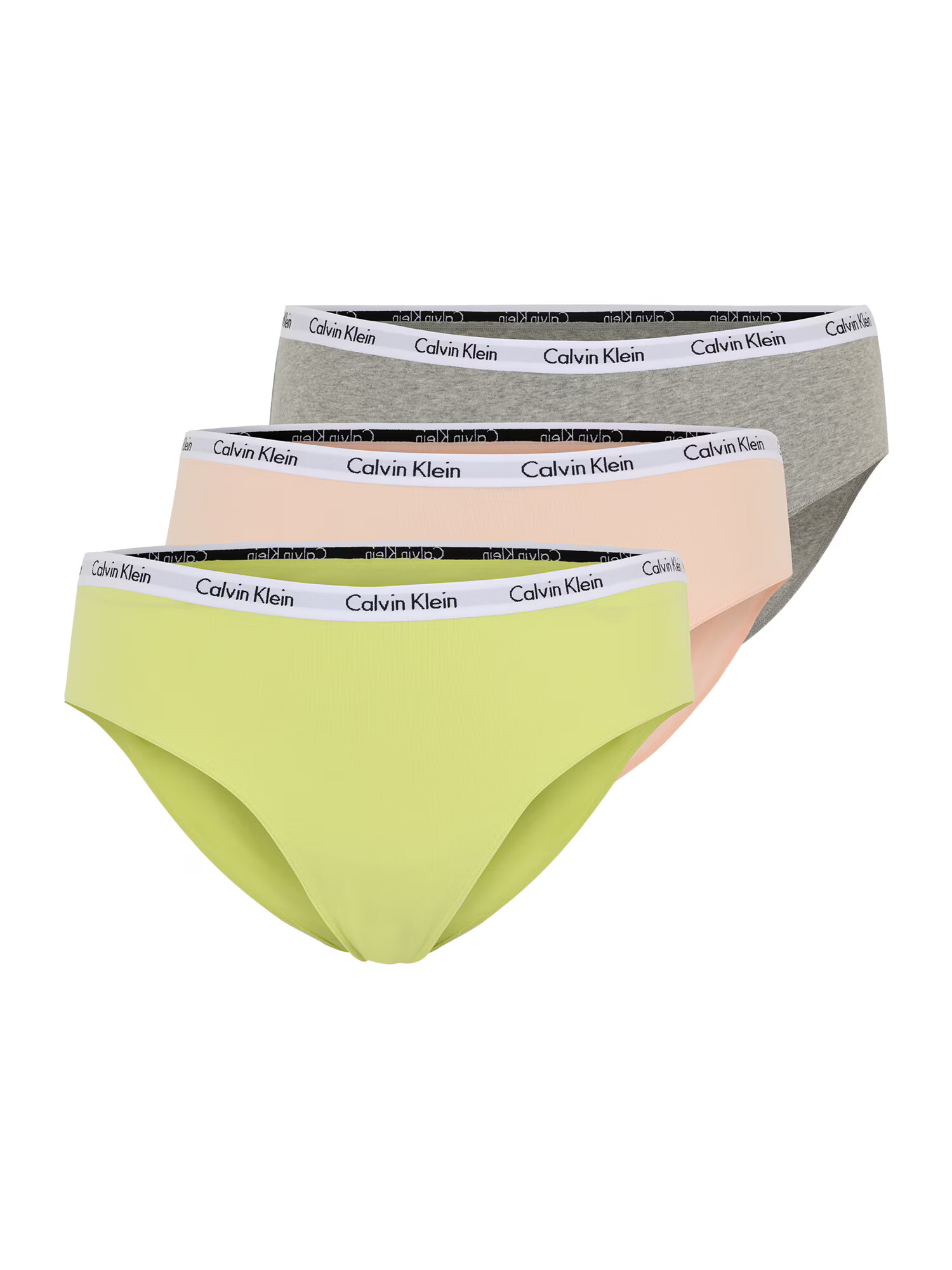 Calvin Klein Underwear Plus Slip galben / gri / roz / negru / alb - Pled.ro