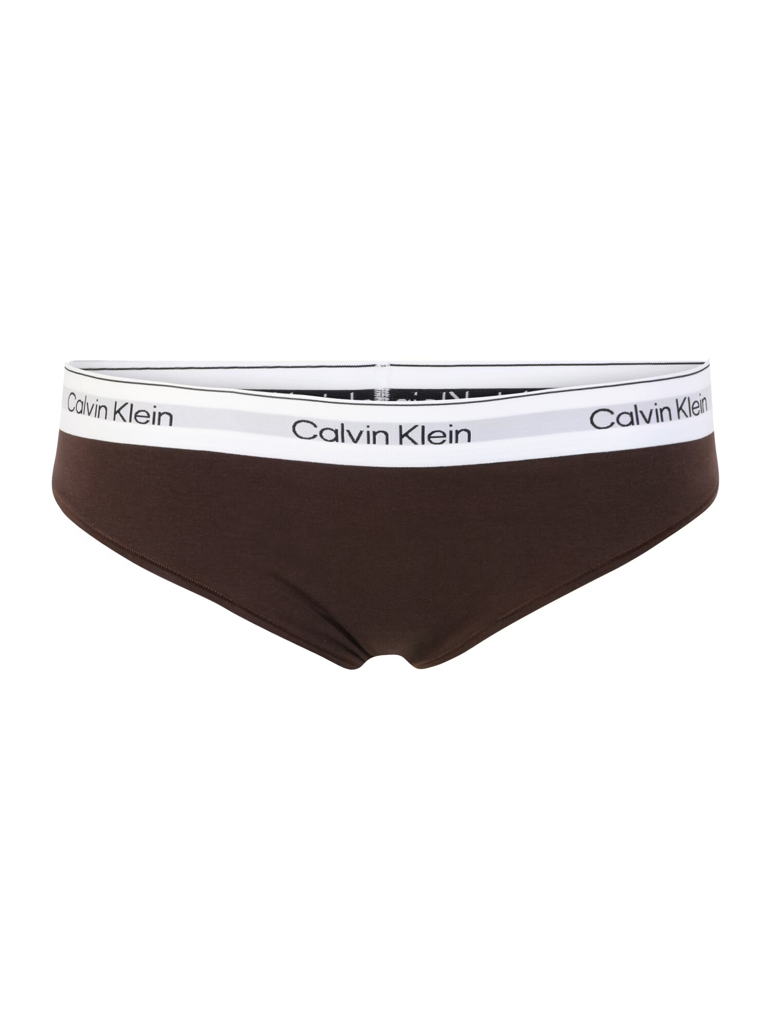 Calvin Klein Underwear Plus Slip maro închis / negru / alb - Pled.ro