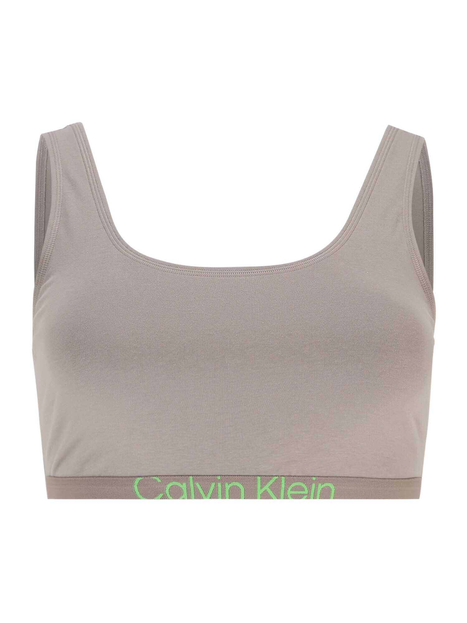 Calvin Klein Underwear Plus Sutien gri taupe / verde deschis - Pled.ro