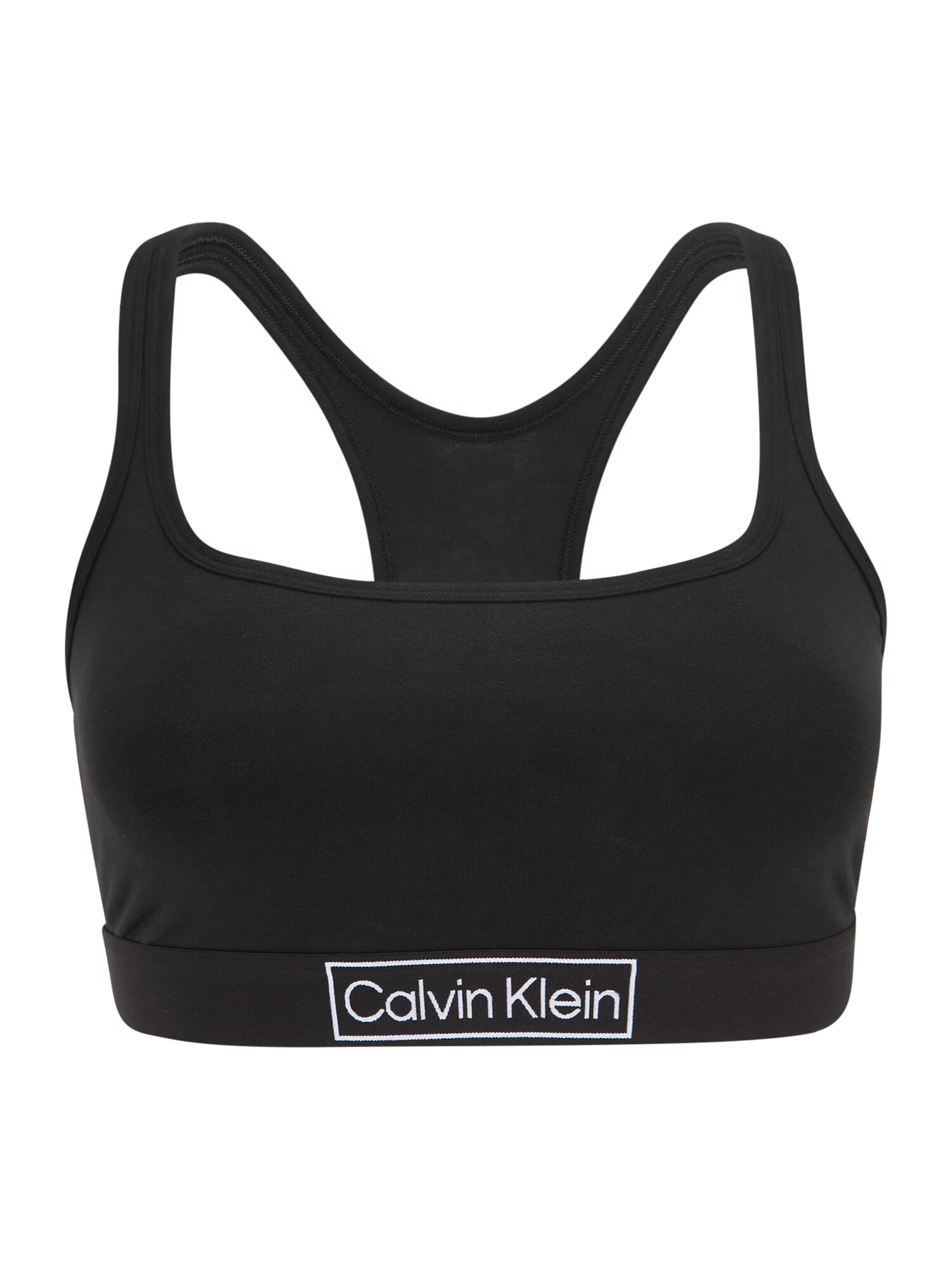 Calvin Klein Underwear Plus Sutien negru / alb - Pled.ro