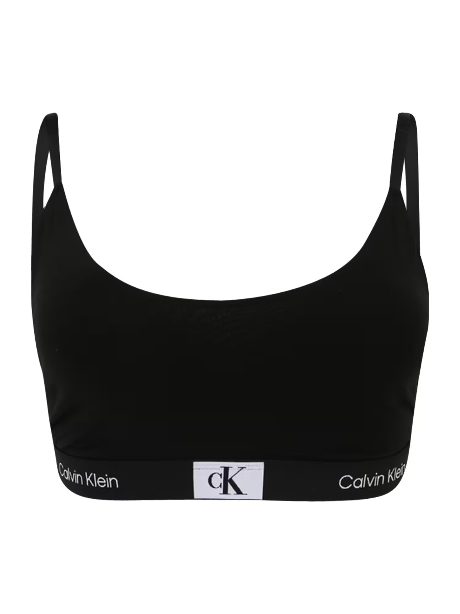 Calvin Klein Underwear Plus Sutien negru / alb - Pled.ro