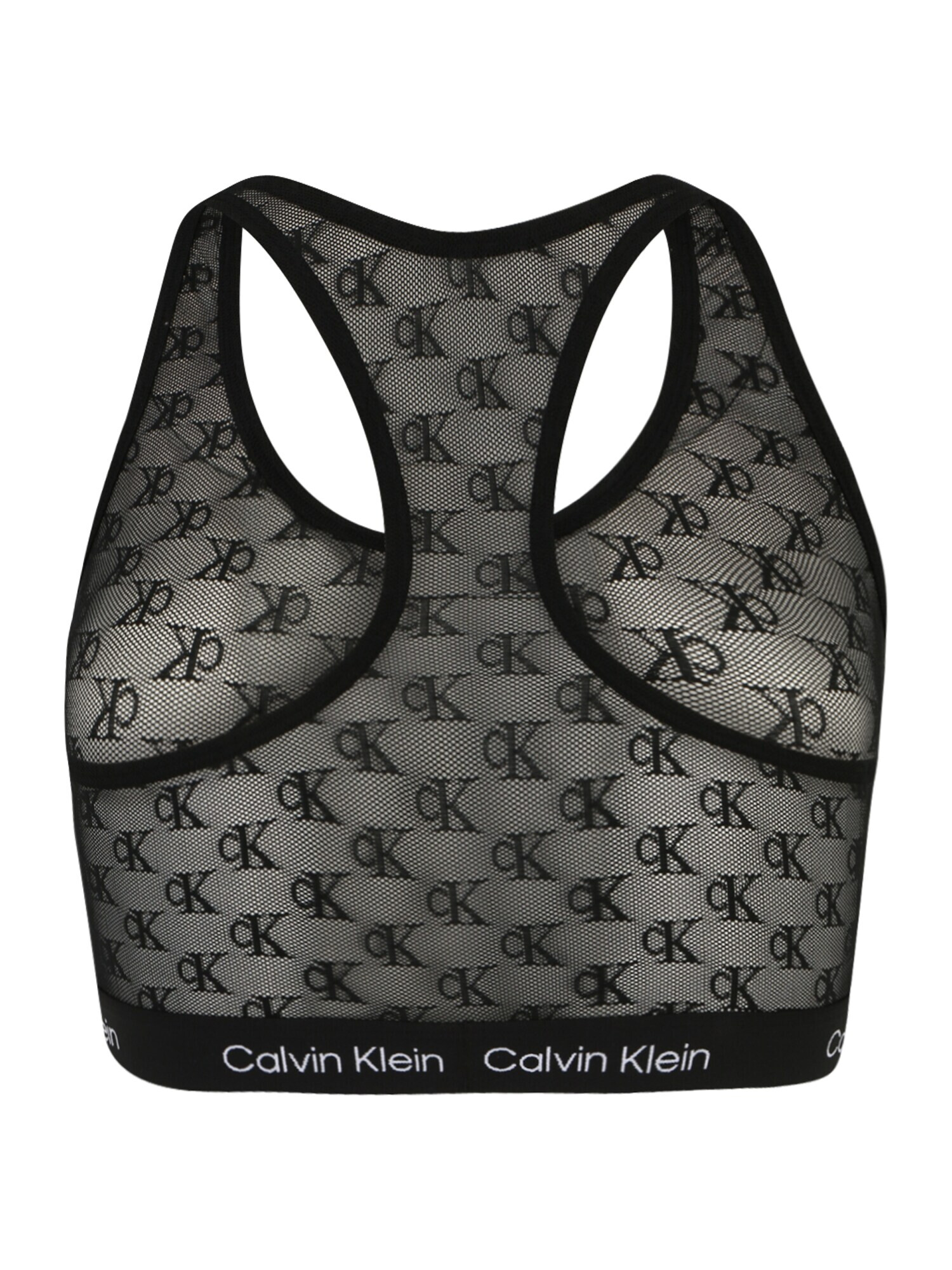 Calvin Klein Underwear Plus Sutien negru / alb - Pled.ro