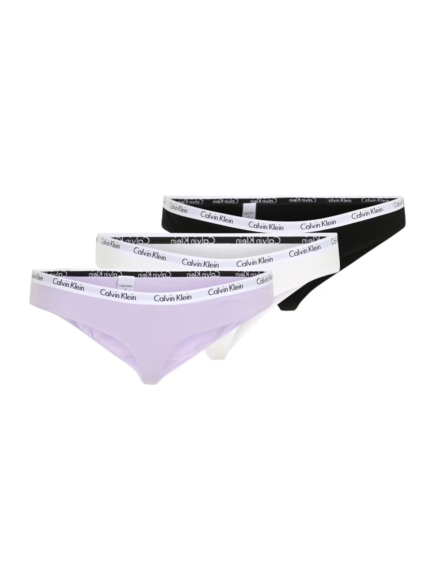 Calvin Klein Underwear Plus Tanga lila / negru / alb - Pled.ro