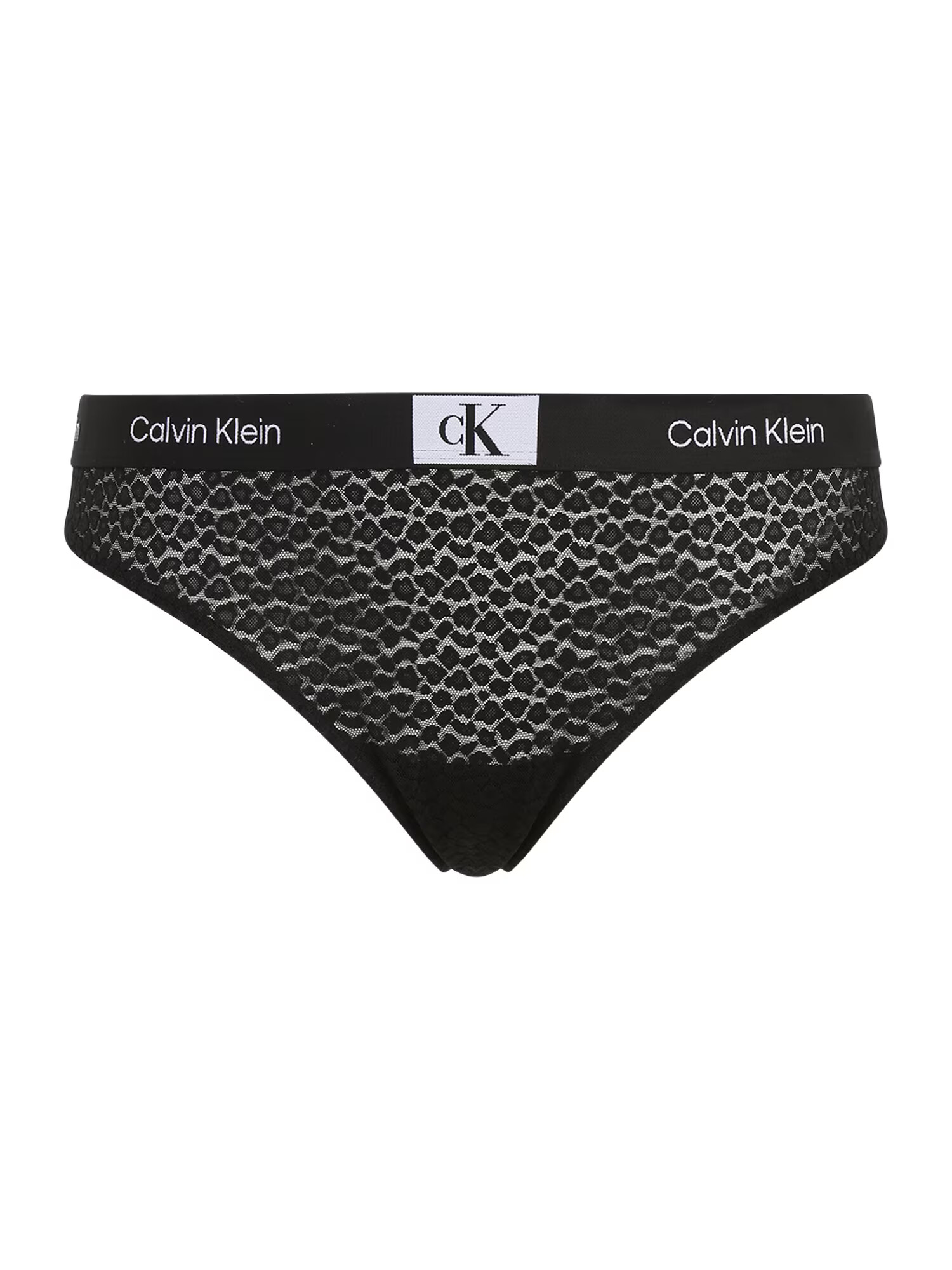 Calvin Klein Underwear Plus Tanga negru / alb - Pled.ro