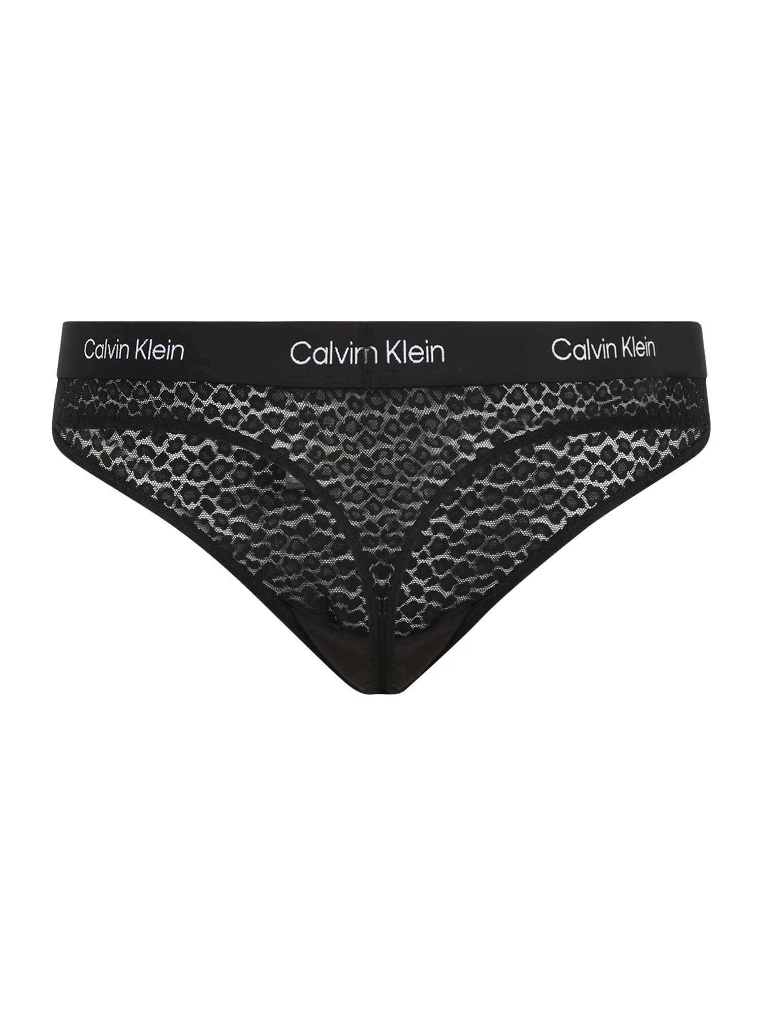 Calvin Klein Underwear Plus Tanga negru / alb - Pled.ro