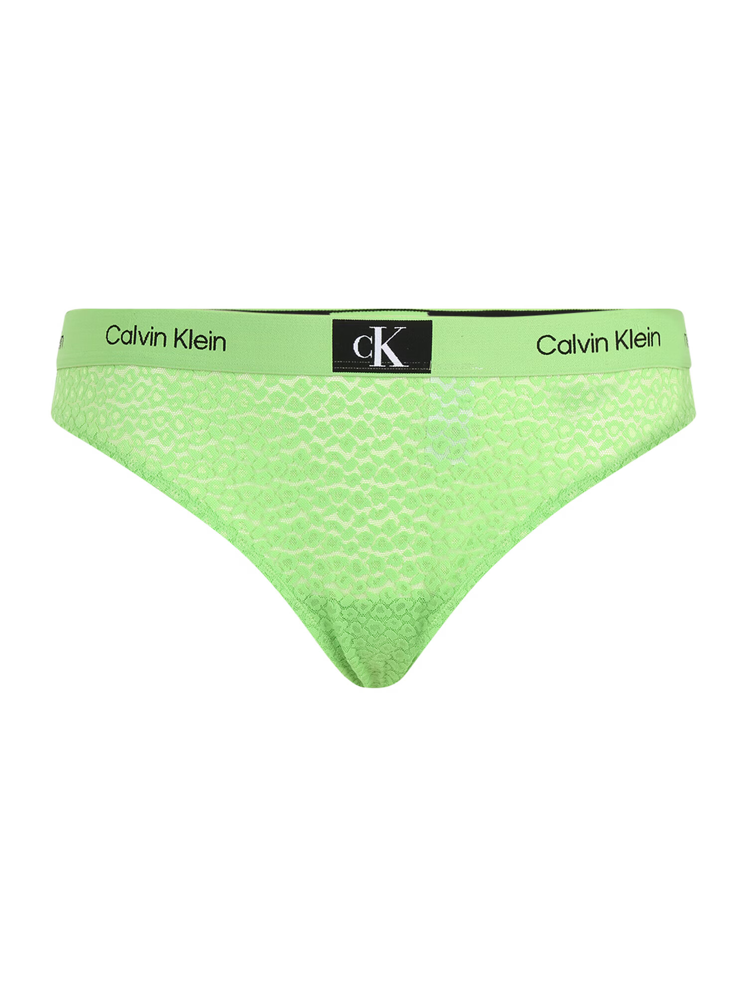 Calvin Klein Underwear Plus Tanga verde deschis / negru - Pled.ro