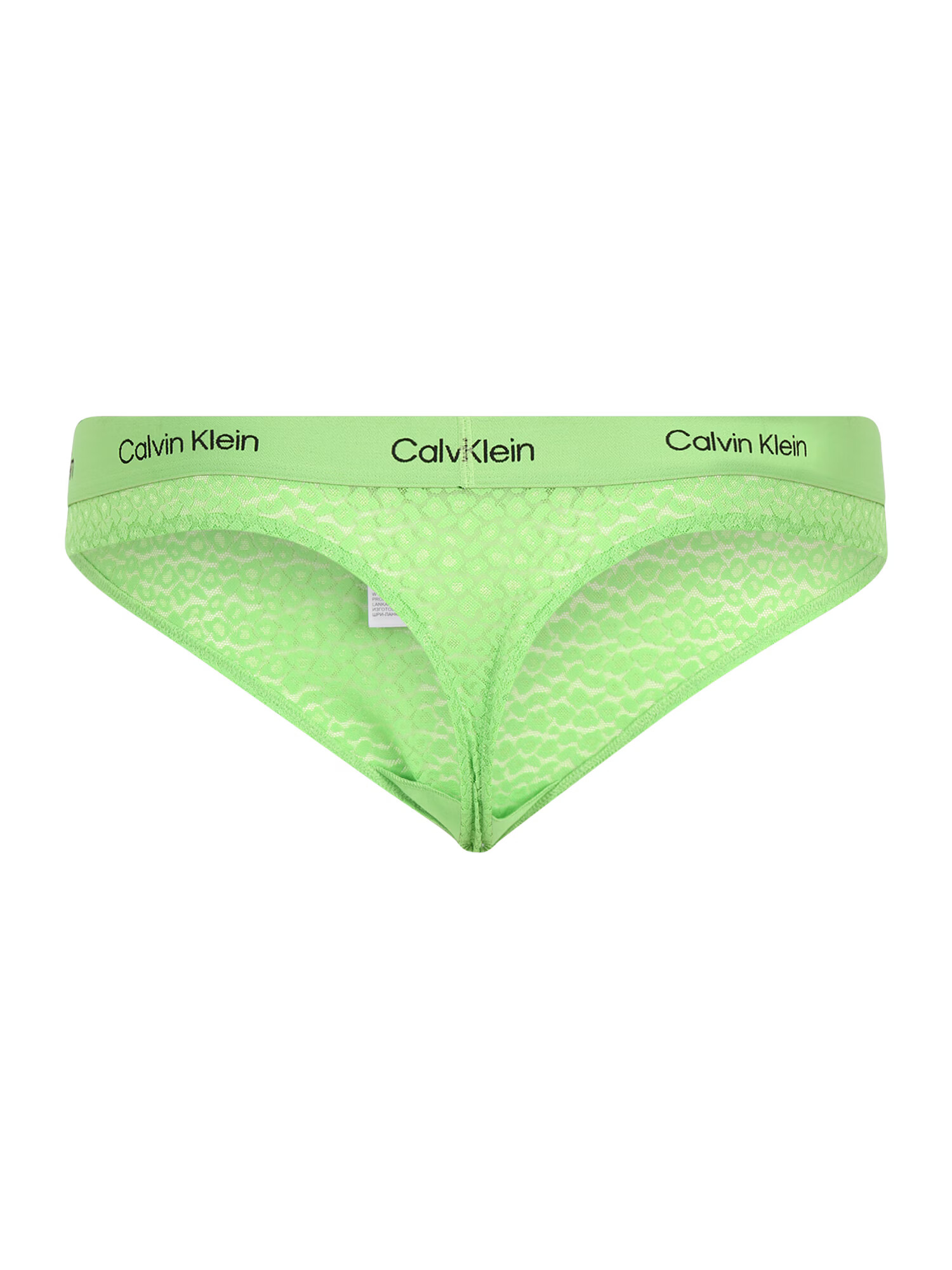 Calvin Klein Underwear Plus Tanga verde deschis / negru - Pled.ro