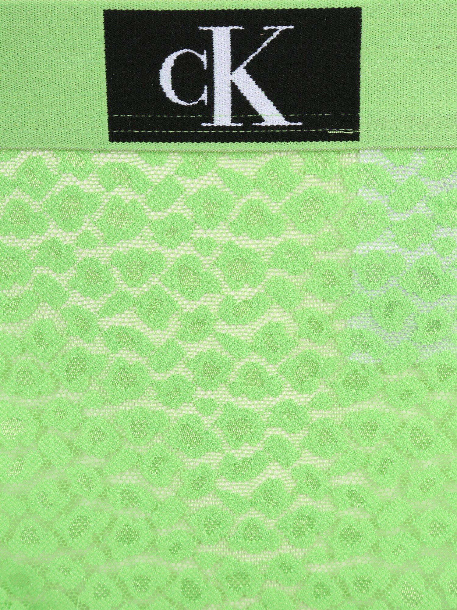 Calvin Klein Underwear Plus Tanga verde deschis / negru - Pled.ro