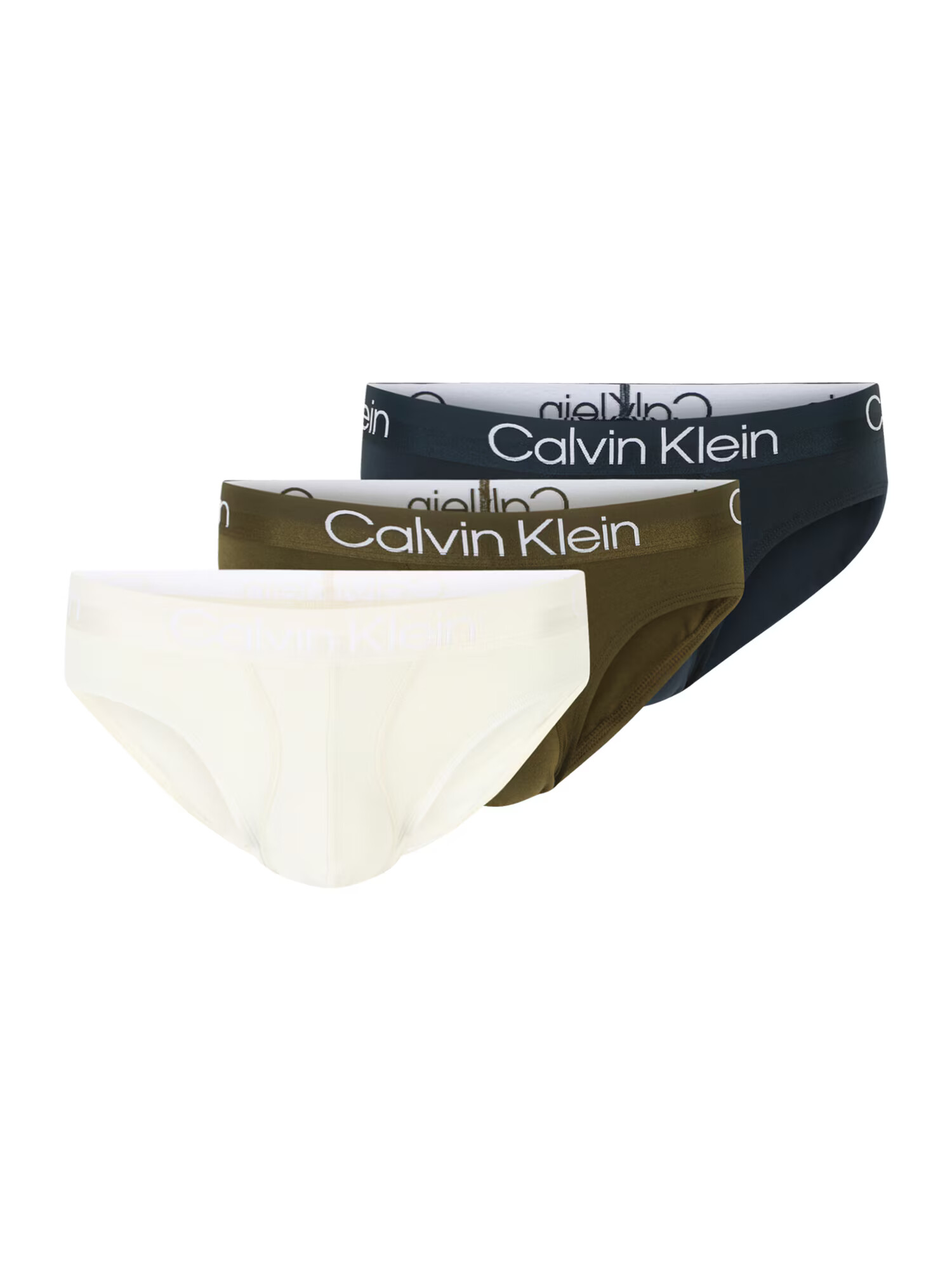 Calvin Klein Underwear Slip albastru / kaki / alb - Pled.ro