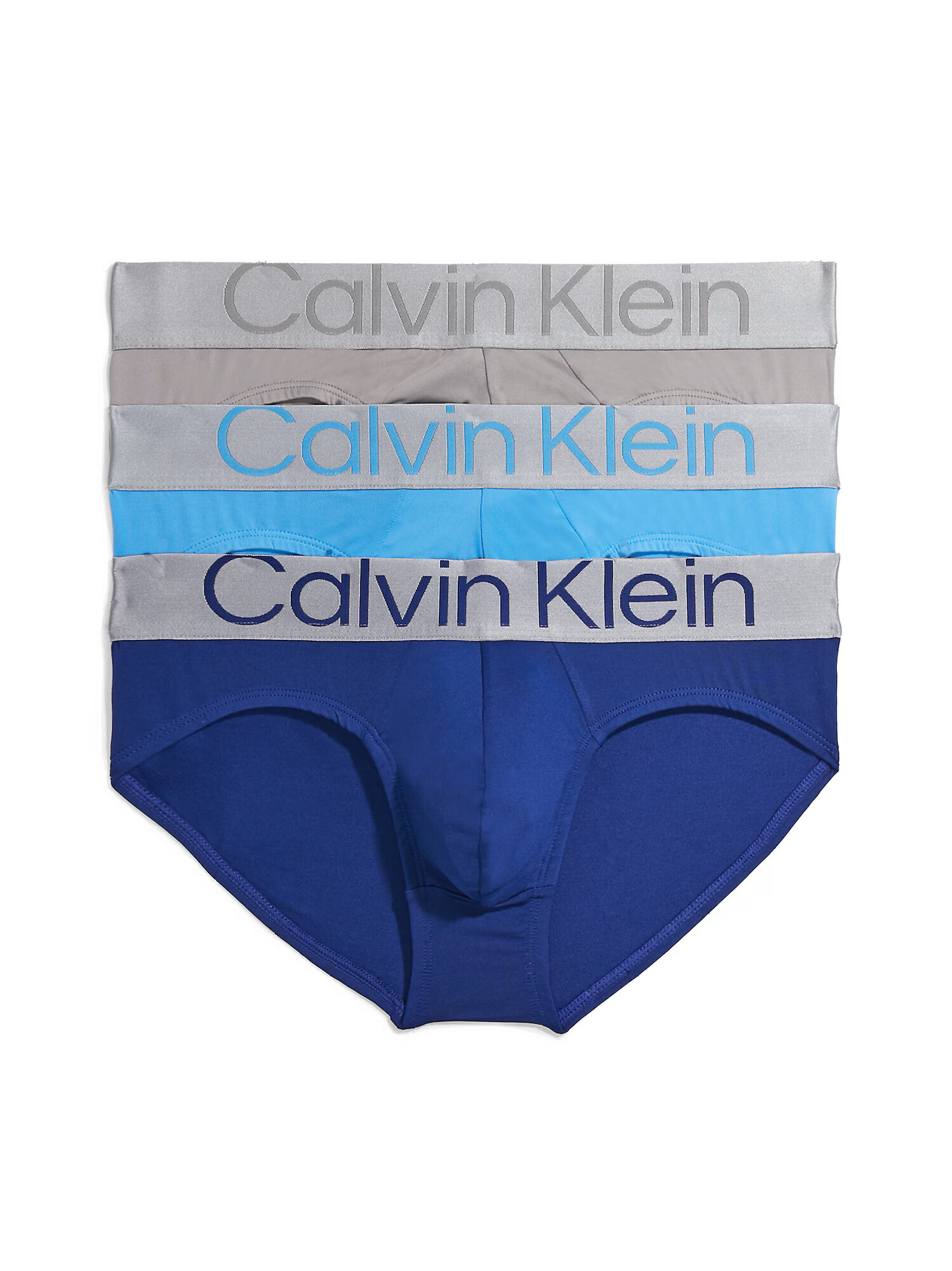 Calvin Klein Underwear Slip azuriu / albastru închis / gri - Pled.ro