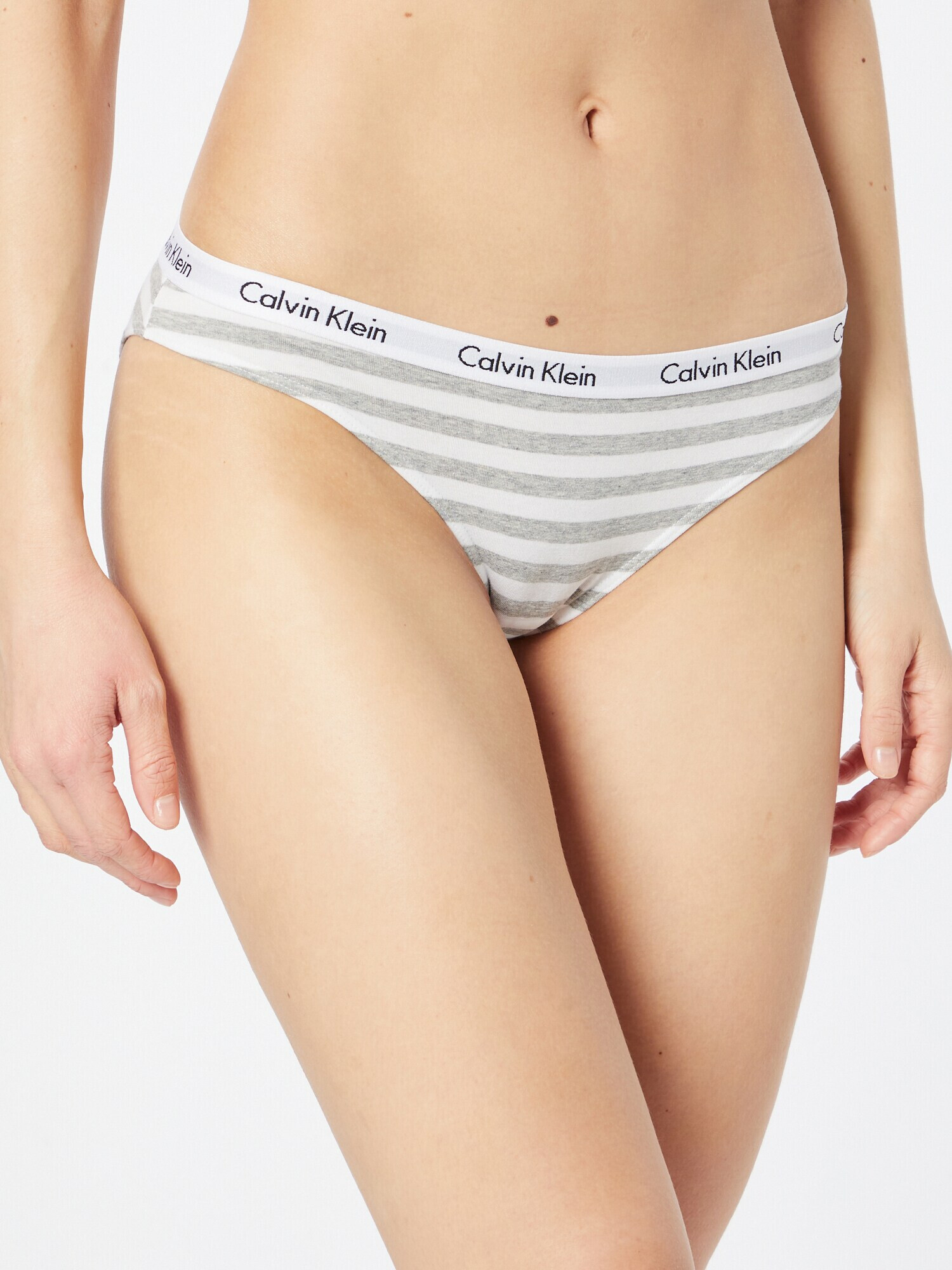 Calvin Klein Underwear Slip 'Carousel' gri deschis / alb - Pled.ro