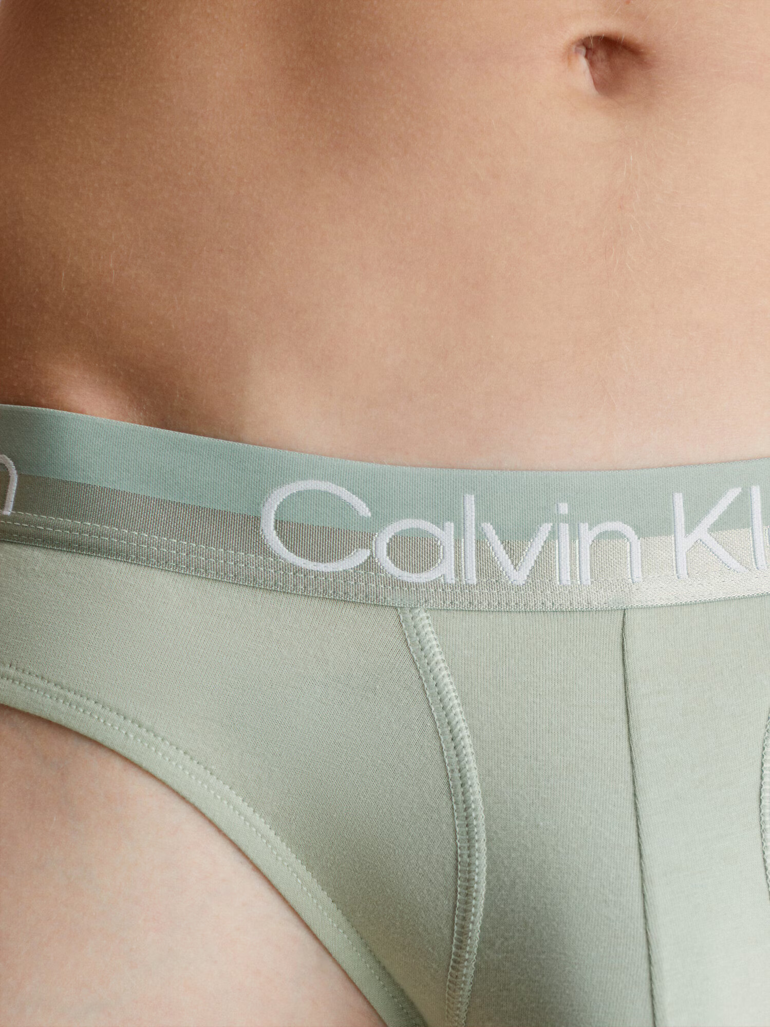 Calvin Klein Underwear Slip crem / bleumarin / kaki - Pled.ro