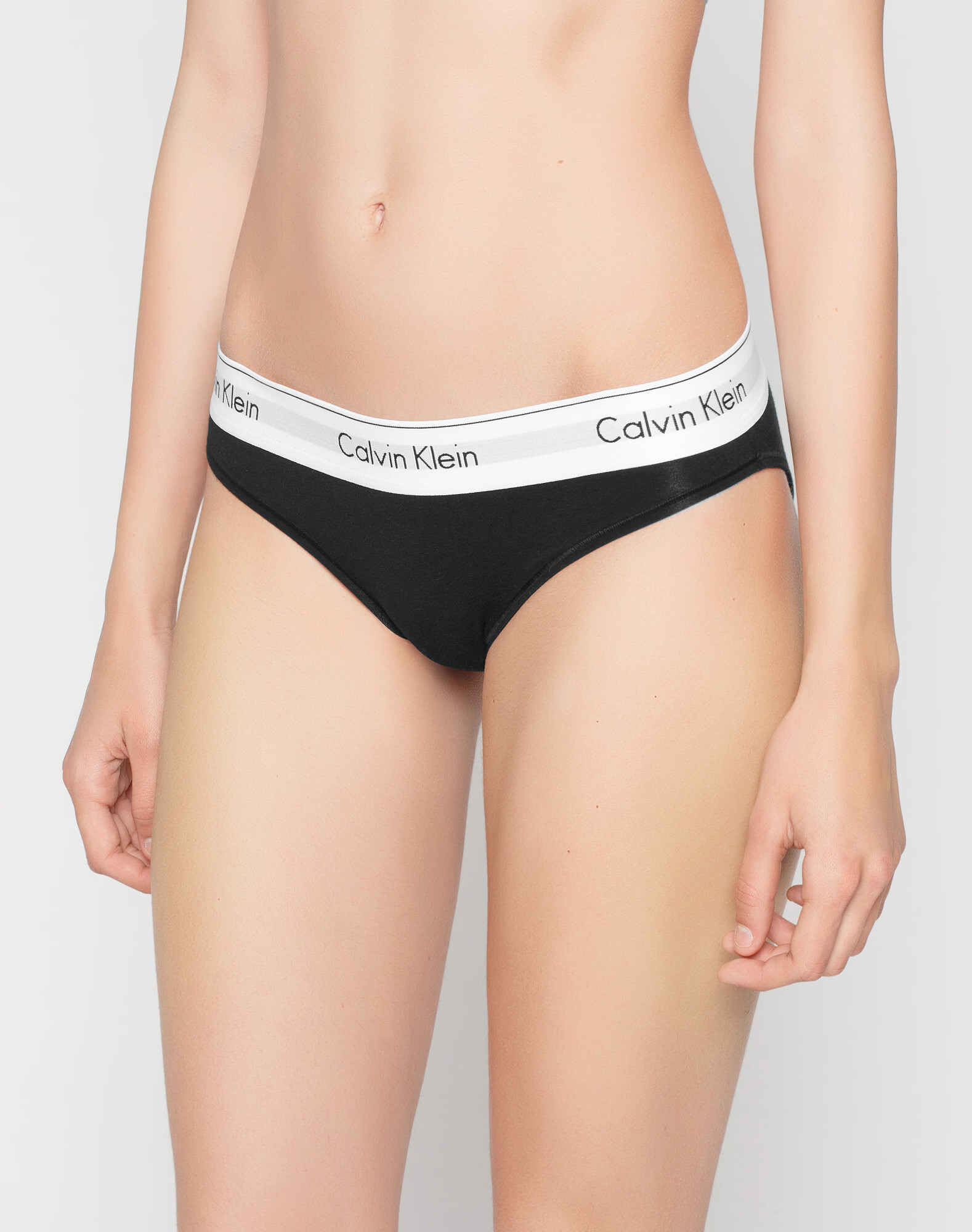 Calvin Klein Underwear Slip gri deschis / negru / alb - Pled.ro