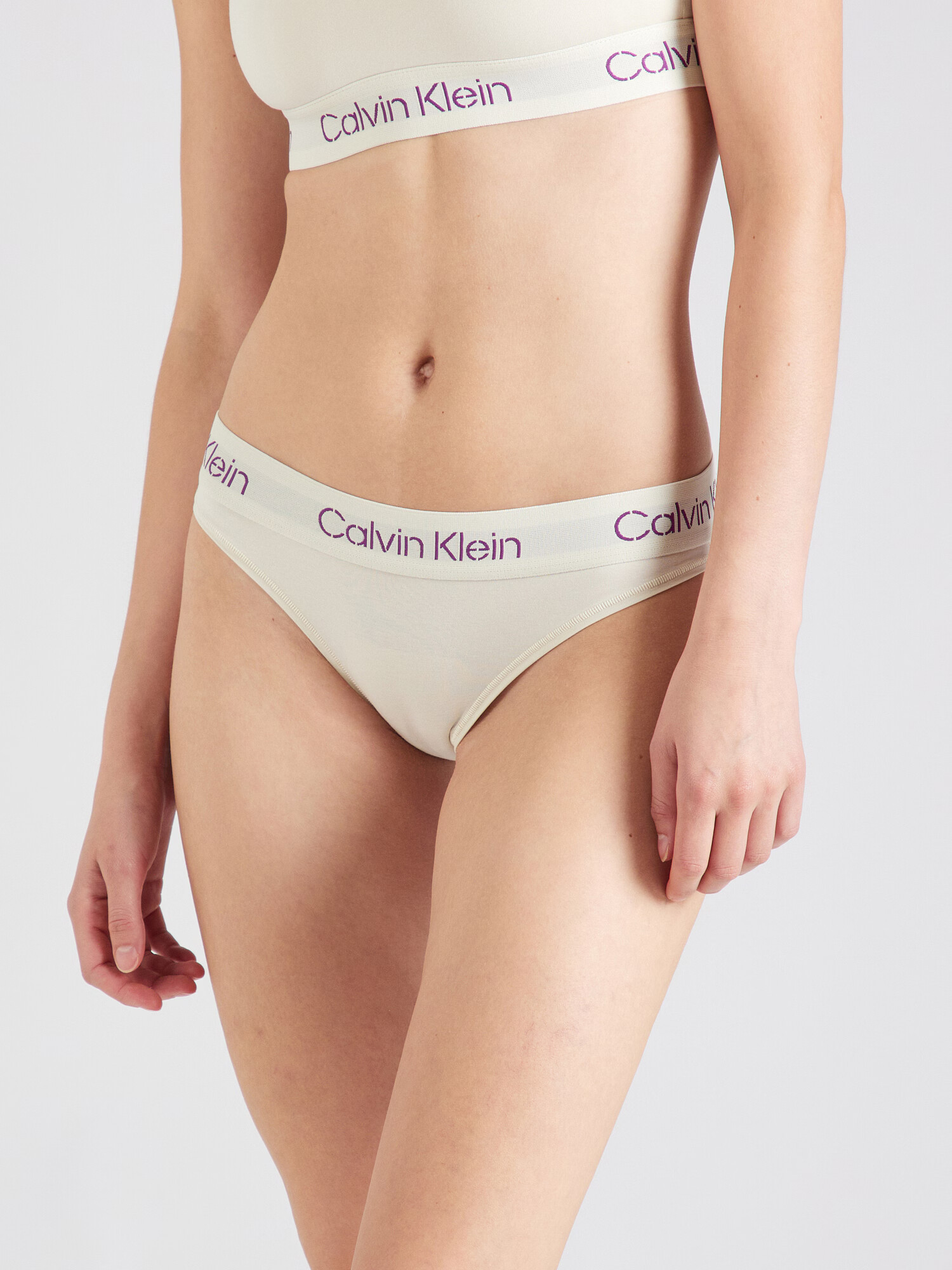 Calvin Klein Underwear Slip lila / alb natural - Pled.ro