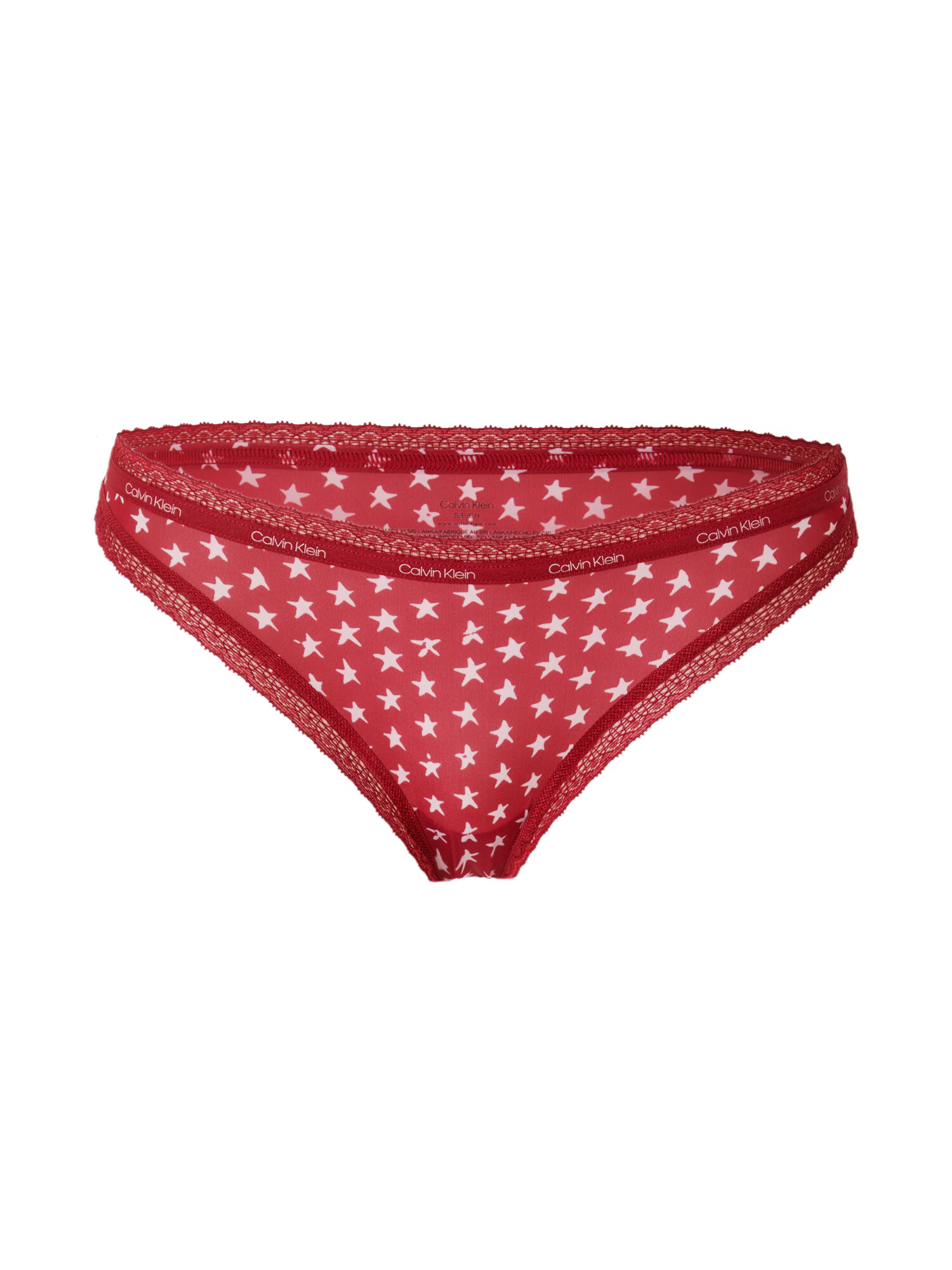 Calvin Klein Underwear Slip maro închis / roșu burgundy / roșu deschis / alb murdar - Pled.ro