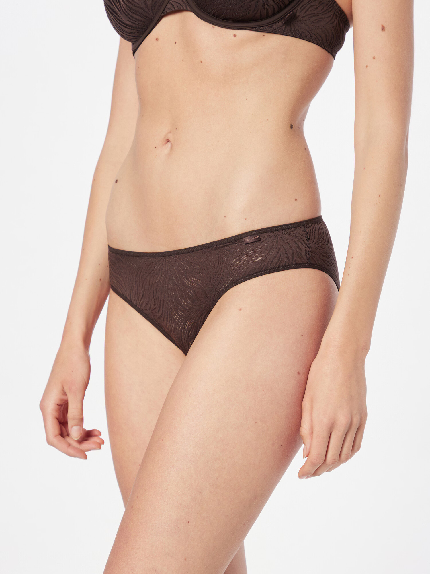 Calvin Klein Underwear Slip 'Marquisette' ciocolatiu - Pled.ro