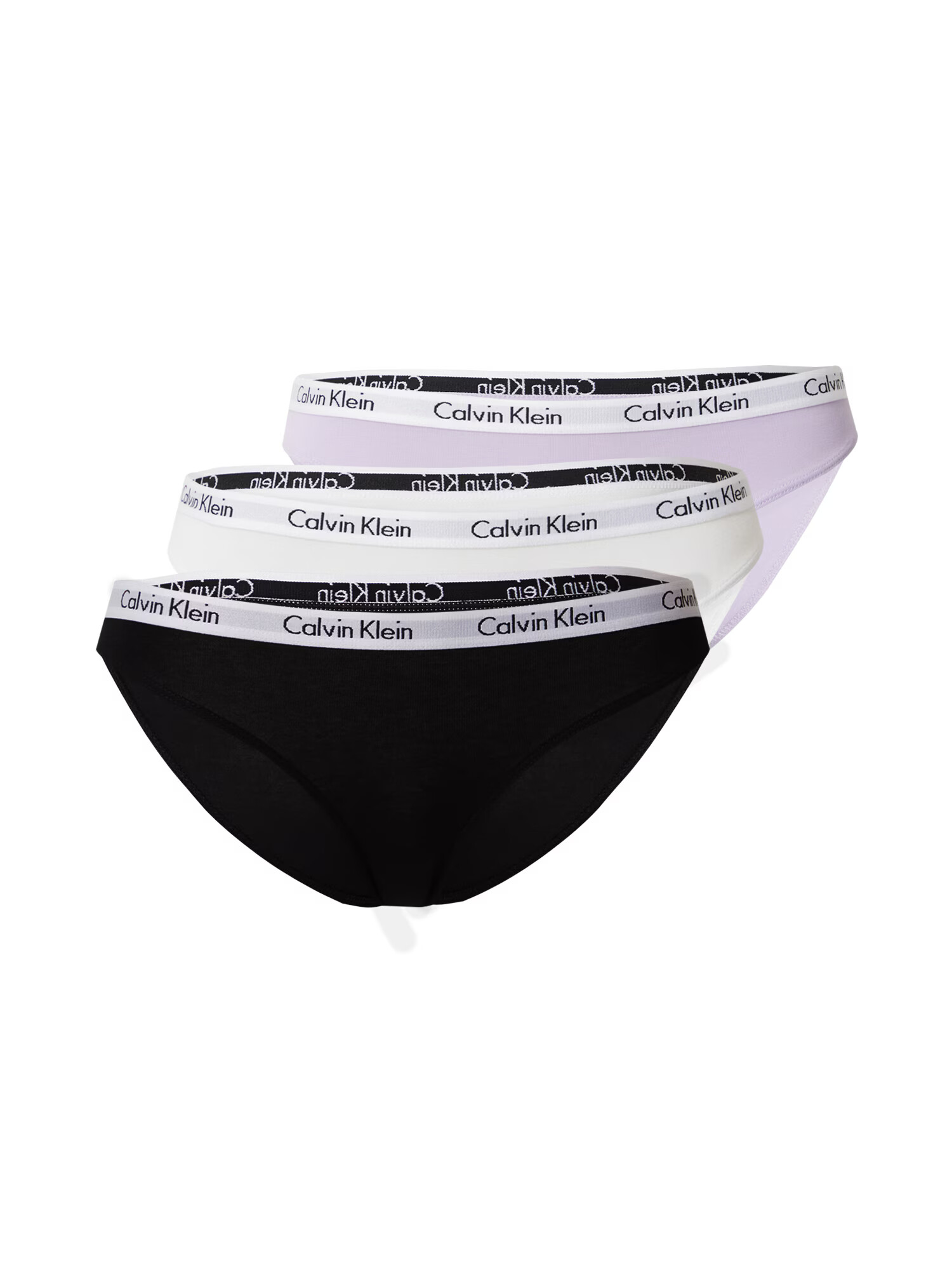 Calvin Klein Underwear Slip mov liliachiu / negru / alb / alb murdar - Pled.ro