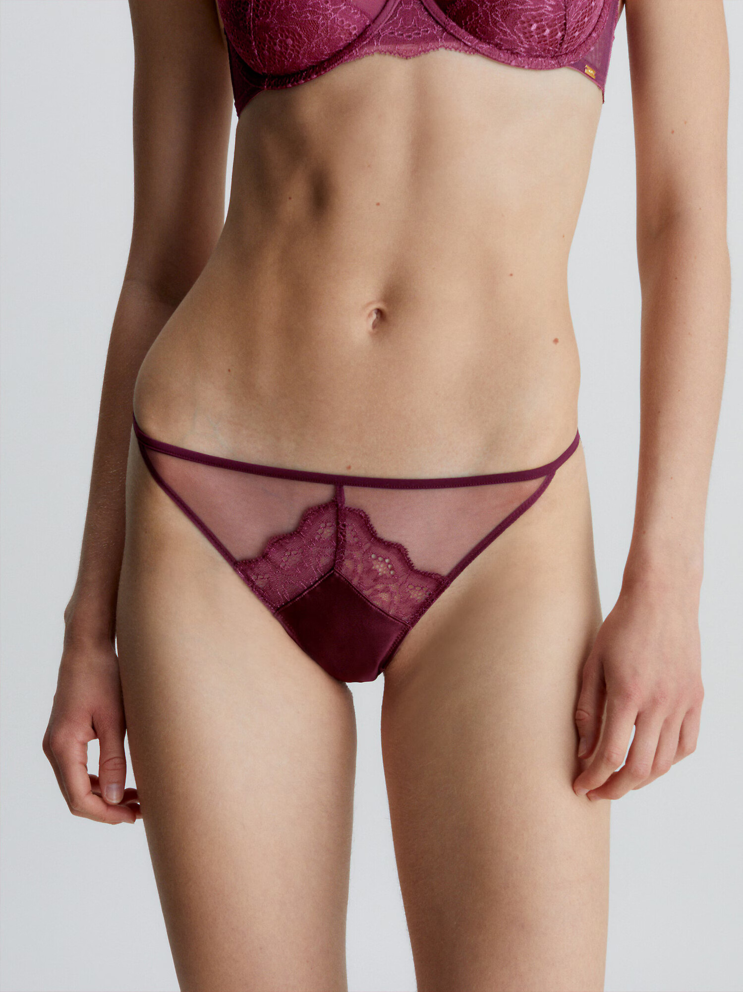 Calvin Klein Underwear Slip roșu burgundy - Pled.ro