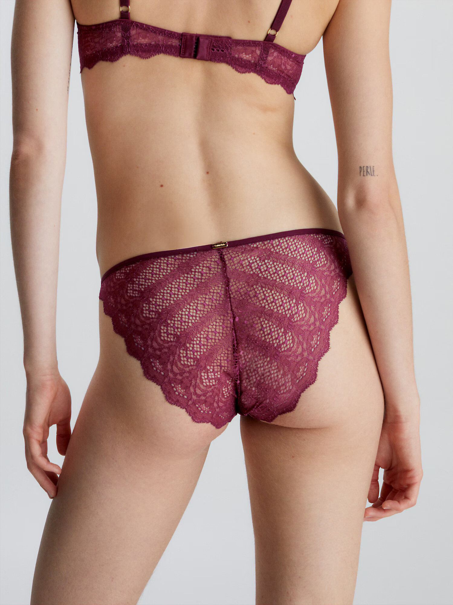 Calvin Klein Underwear Slip roșu burgundy - Pled.ro