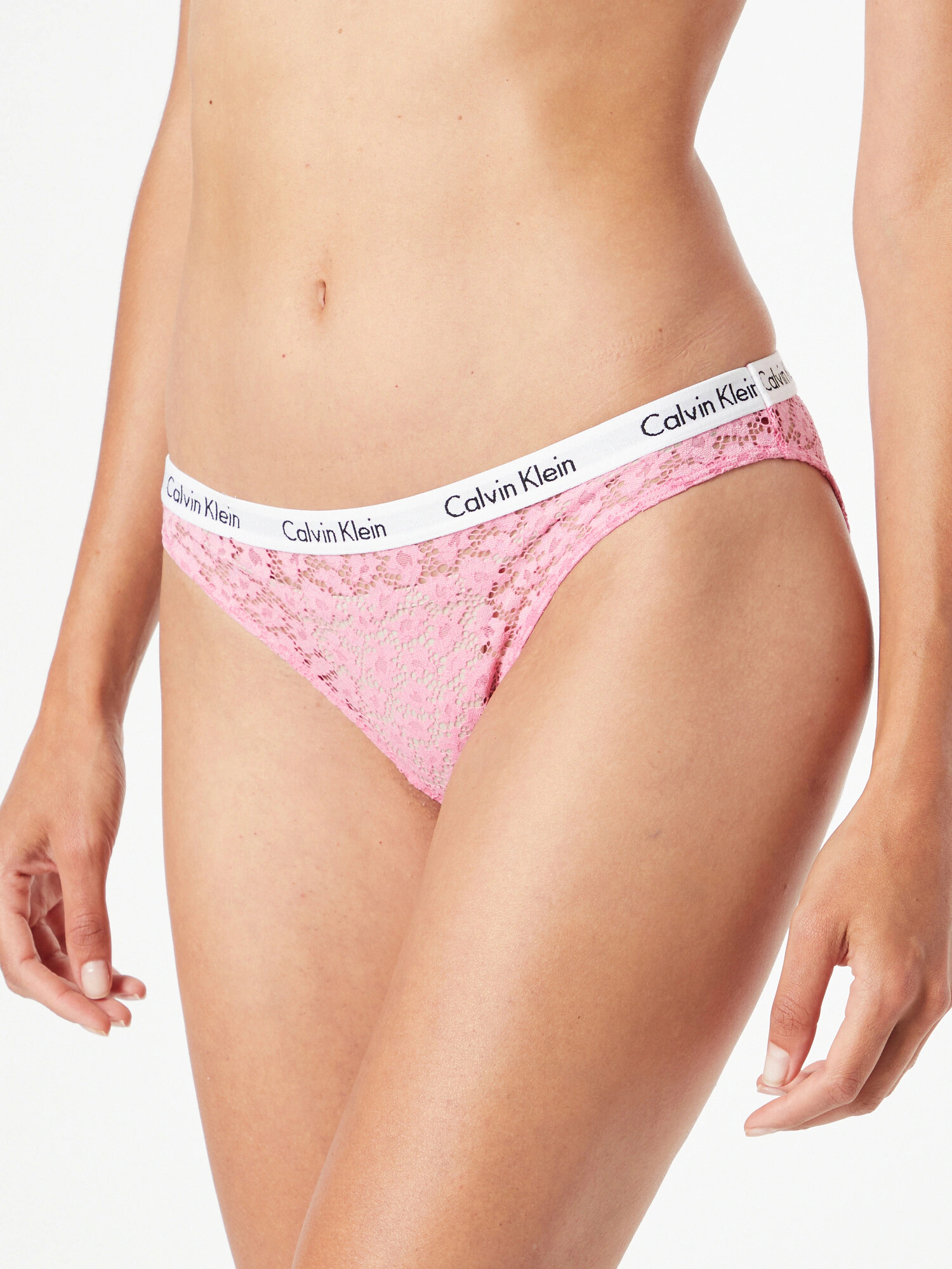 Calvin Klein Underwear Slip roz deschis / negru / alb - Pled.ro