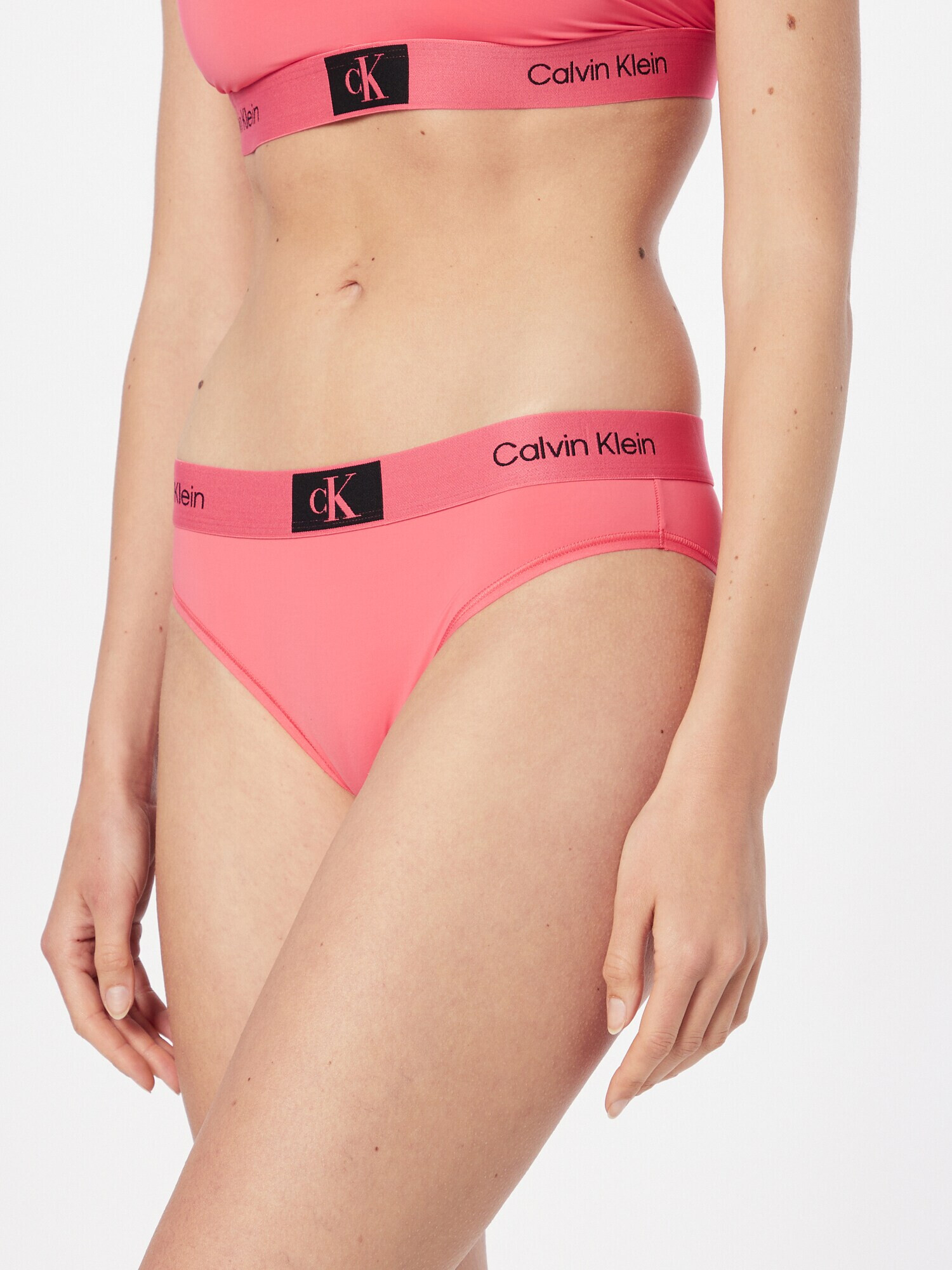 Calvin Klein Underwear Slip roz zmeură / negru - Pled.ro