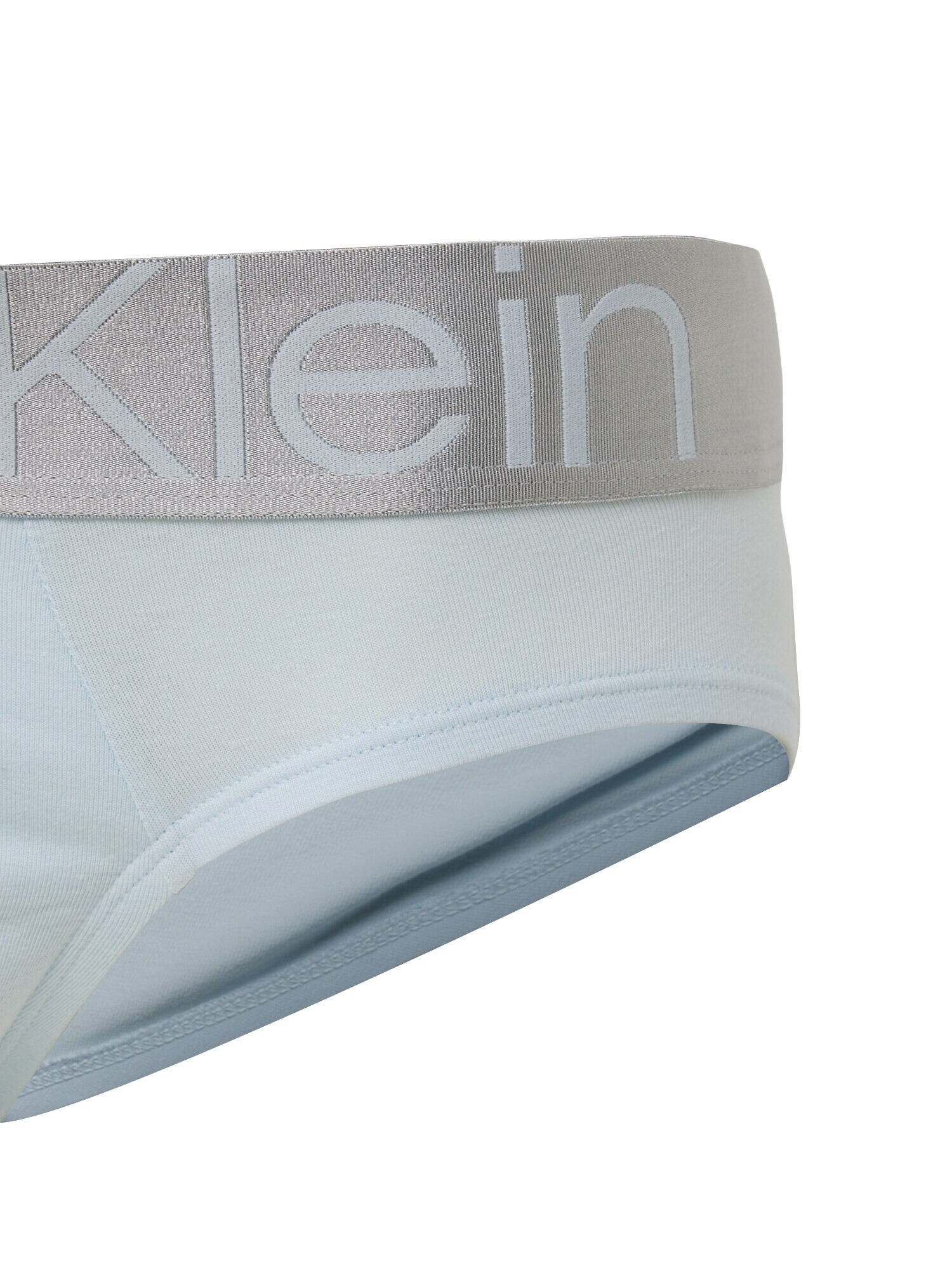 Calvin Klein Underwear Slip 'Steel' albastru pastel / gri / gri argintiu / portocaliu - Pled.ro