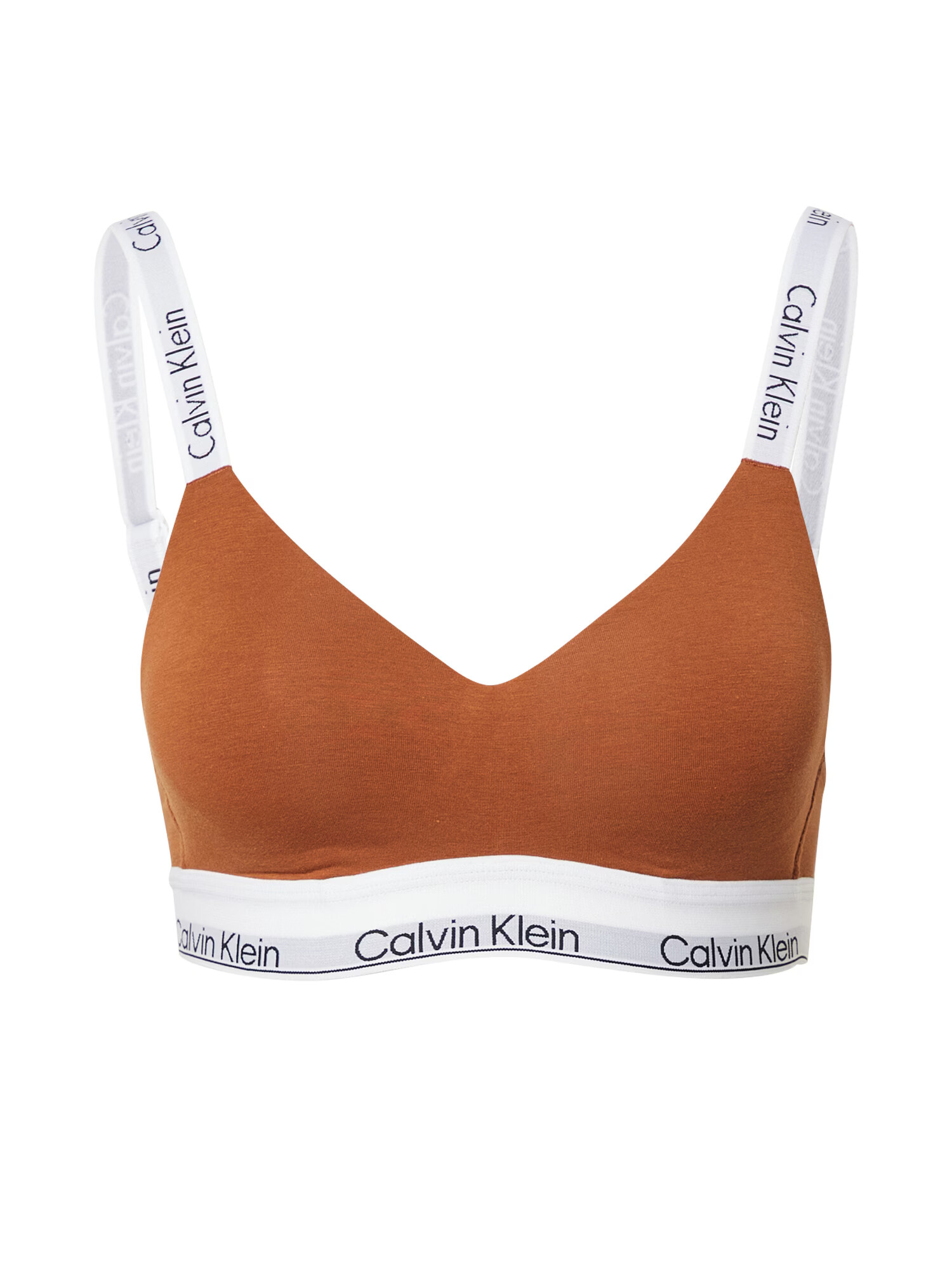 Calvin Klein Underwear Sutien bej închis / negru / alb - Pled.ro