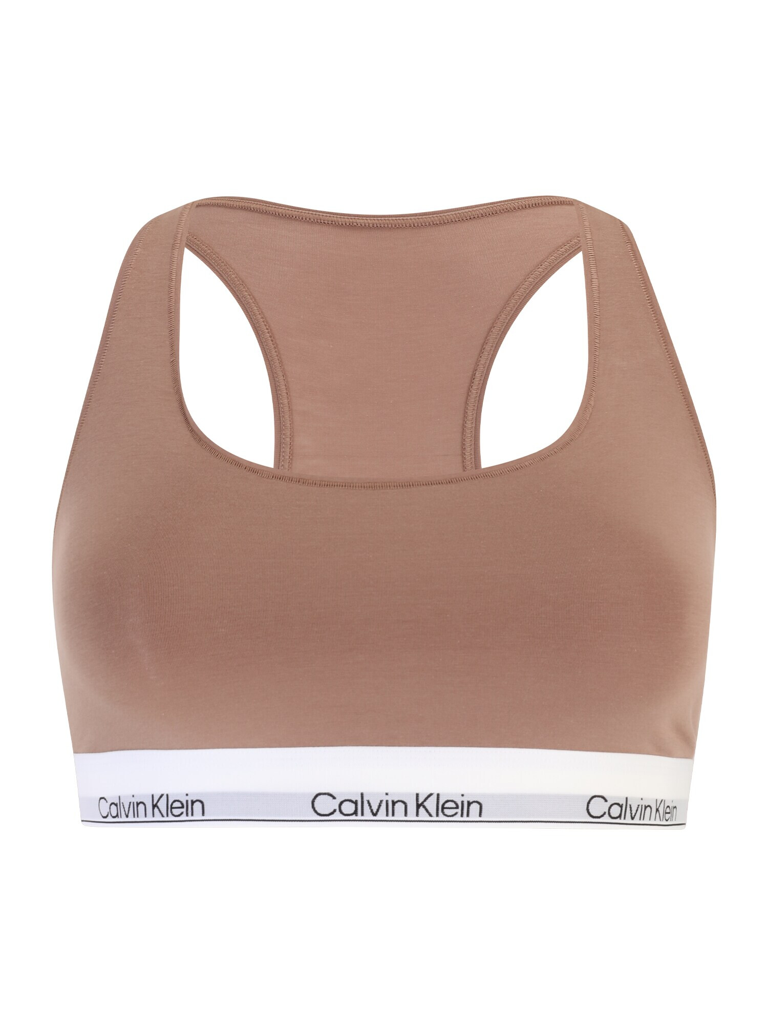 Calvin Klein Underwear Sutien bej închis / negru / alb - Pled.ro