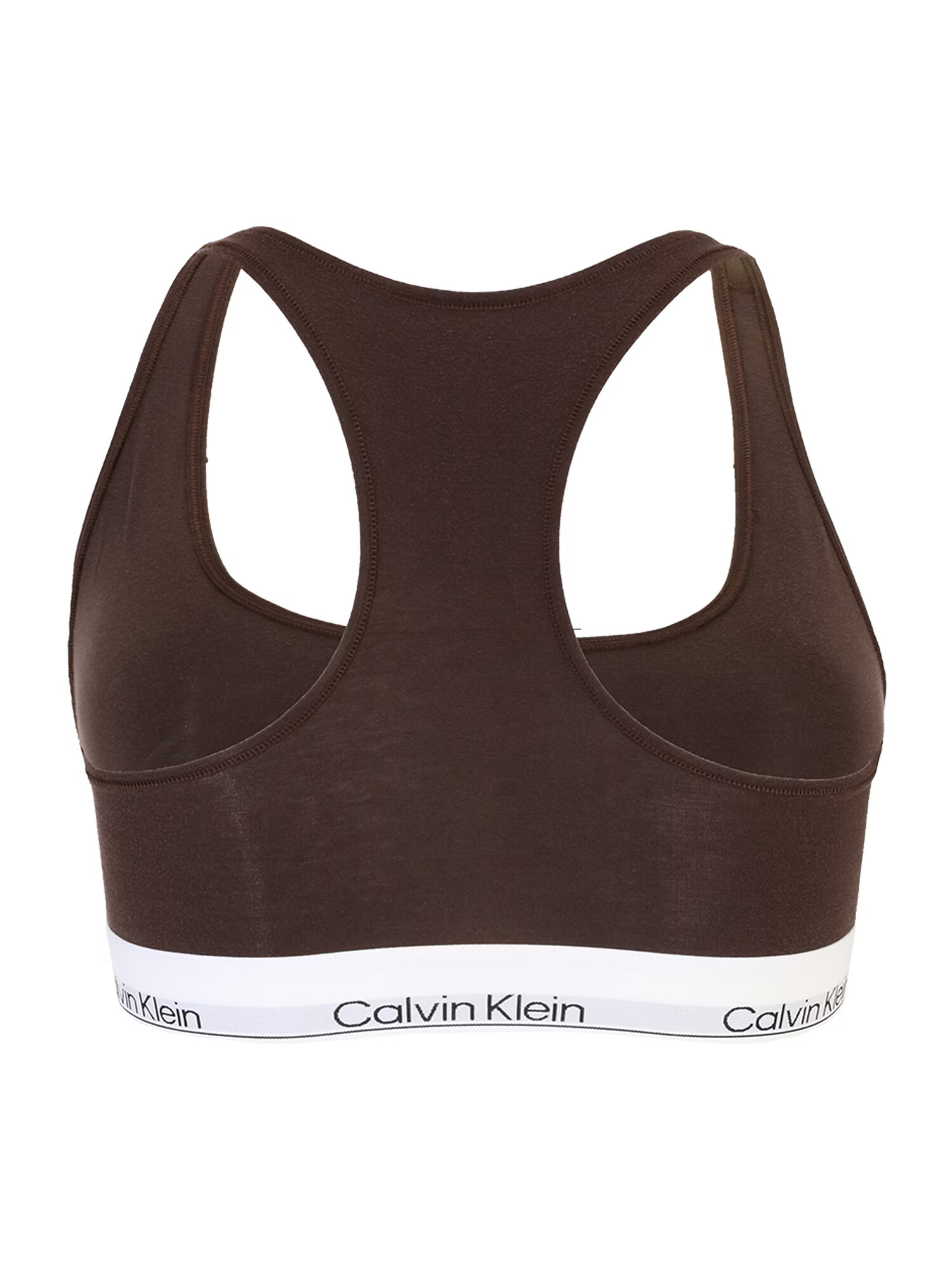 Calvin Klein Underwear Sutien ciocolatiu / alb - Pled.ro