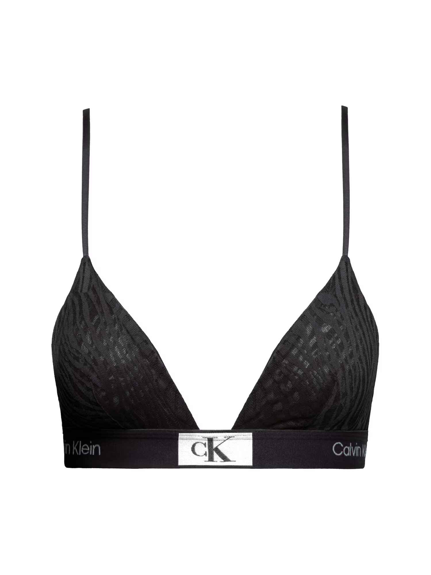 Calvin Klein Underwear Sutien negru / alb - Pled.ro