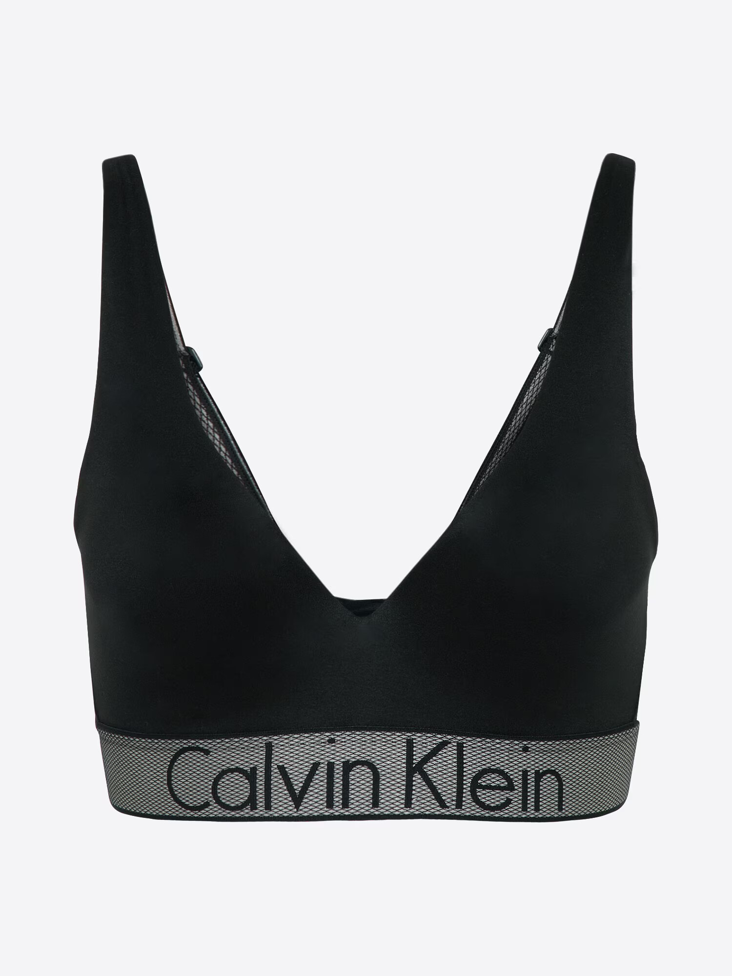 Calvin Klein Underwear Sutien 'PLUNGE' gri / negru - Pled.ro