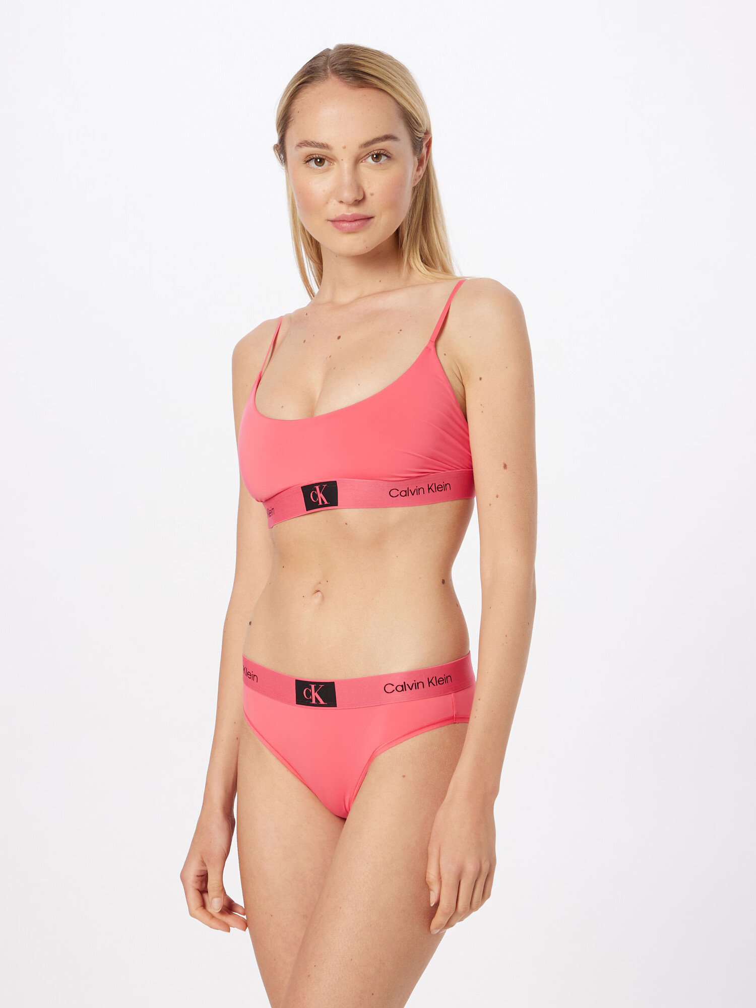 Calvin Klein Underwear Sutien roz deschis / negru - Pled.ro