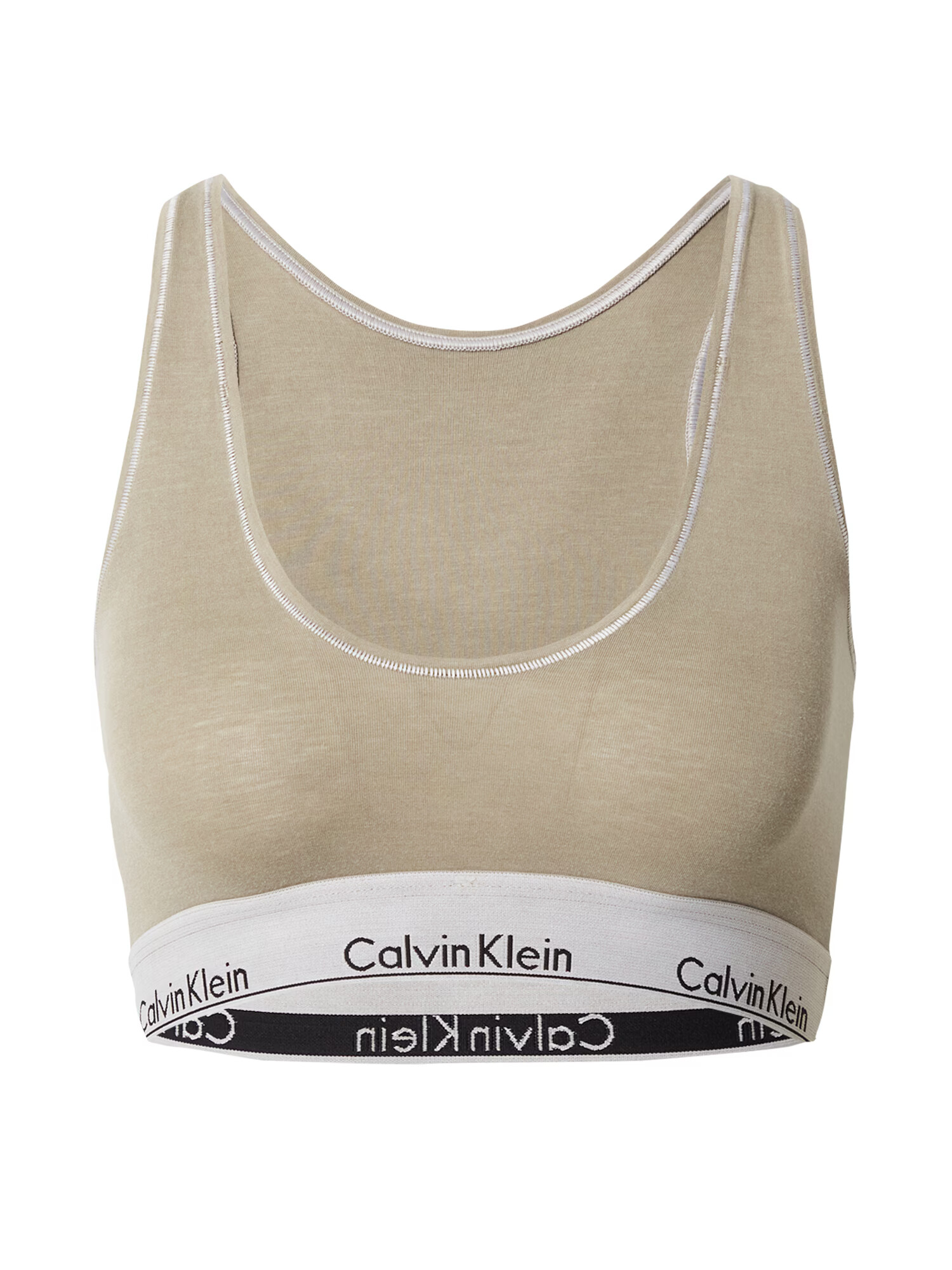 Calvin Klein Underwear Sutien verde pastel / negru / alb - Pled.ro