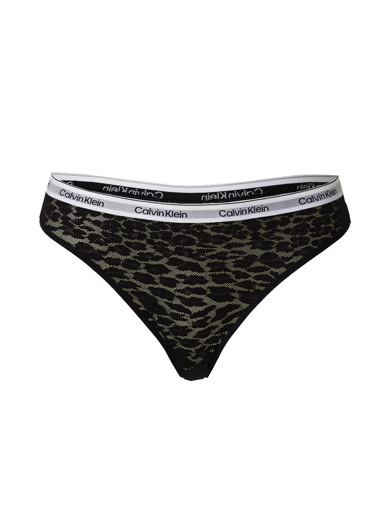 Calvin Klein Underwear Tanga negru / alb - Pled.ro