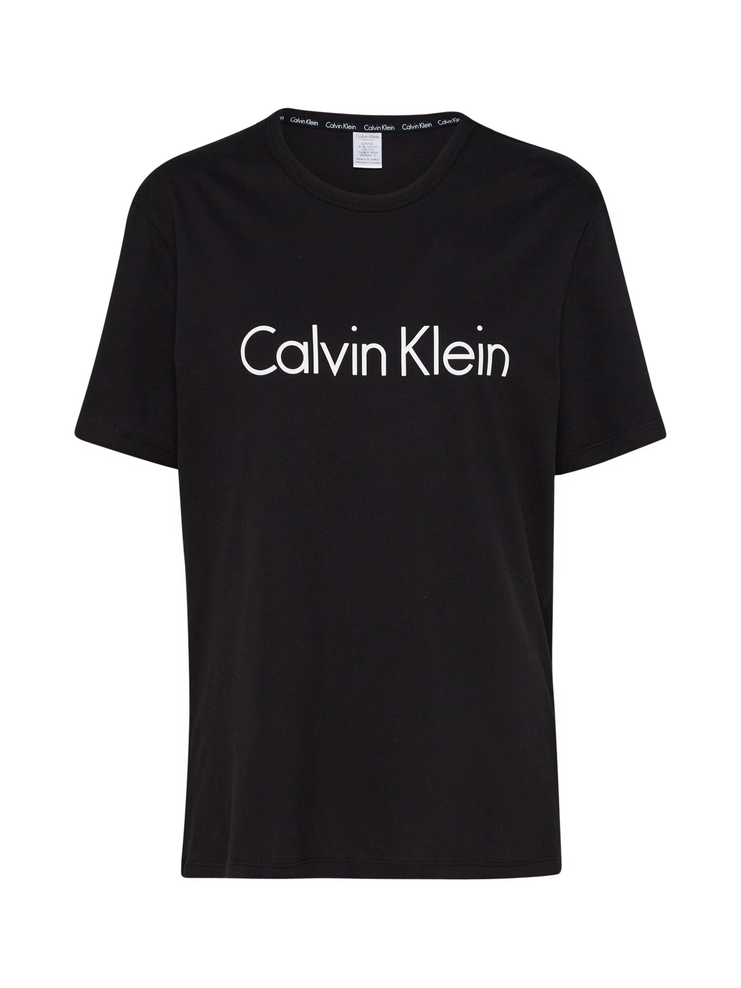 Calvin Klein Underwear Tricou negru / alb - Pled.ro