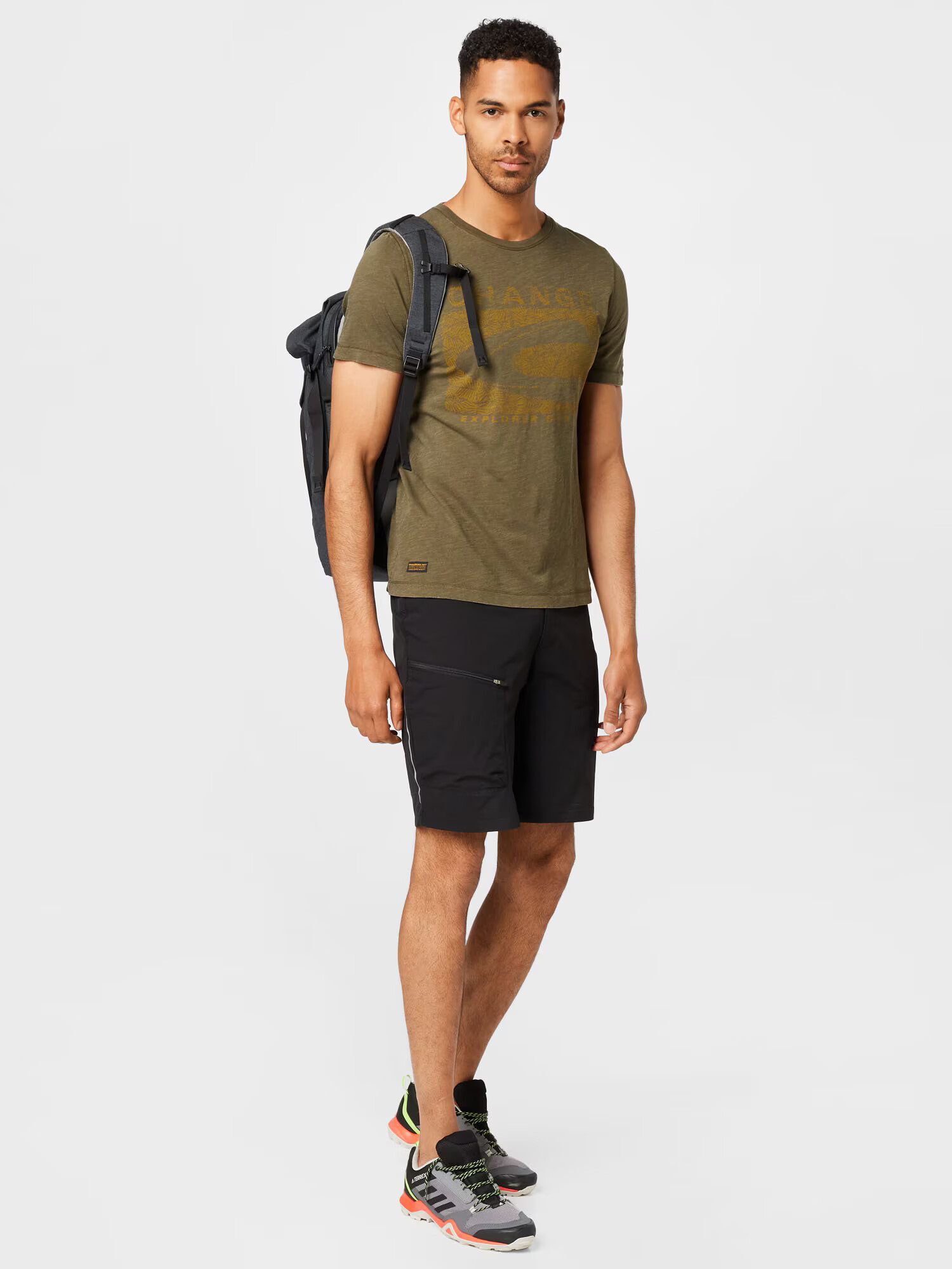 CAMEL ACTIVE Tricou oliv / portocaliu - Pled.ro